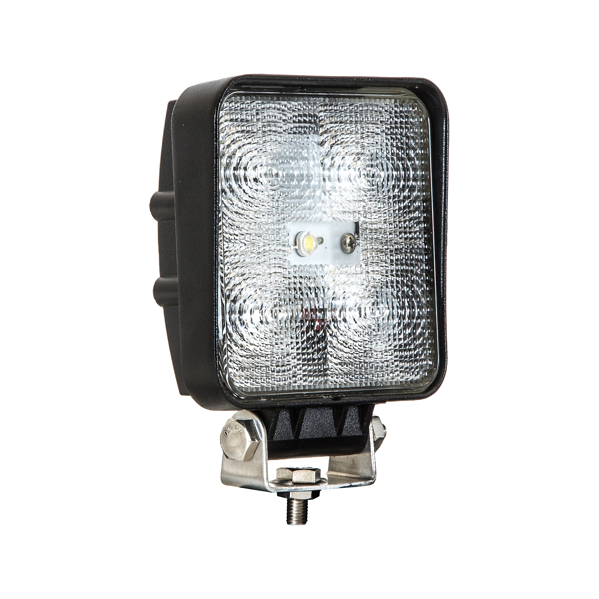 Buyers Products, 4Inch Square LED Clear Flood Light, Light Type LED, Lens Color Clear, Included (qty.) 1 Model 1492117