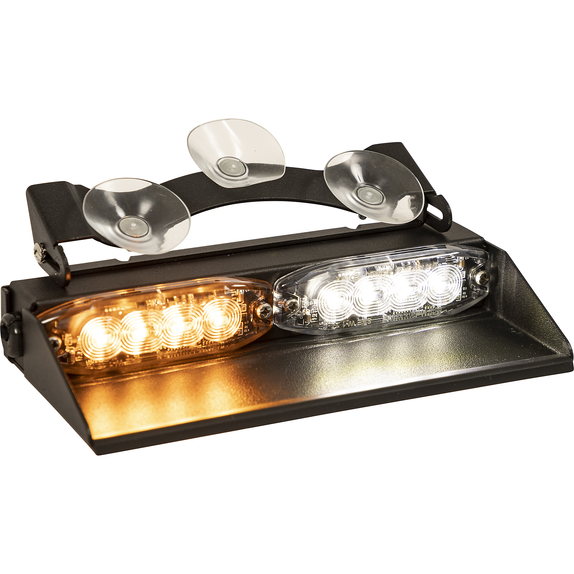Buyers Products, 8Inch Amber/Clear Dashboard Light Bar With 8 LED's, Light Type LED, Lens Color Amber, Included (qty.) 1 Model 8891026