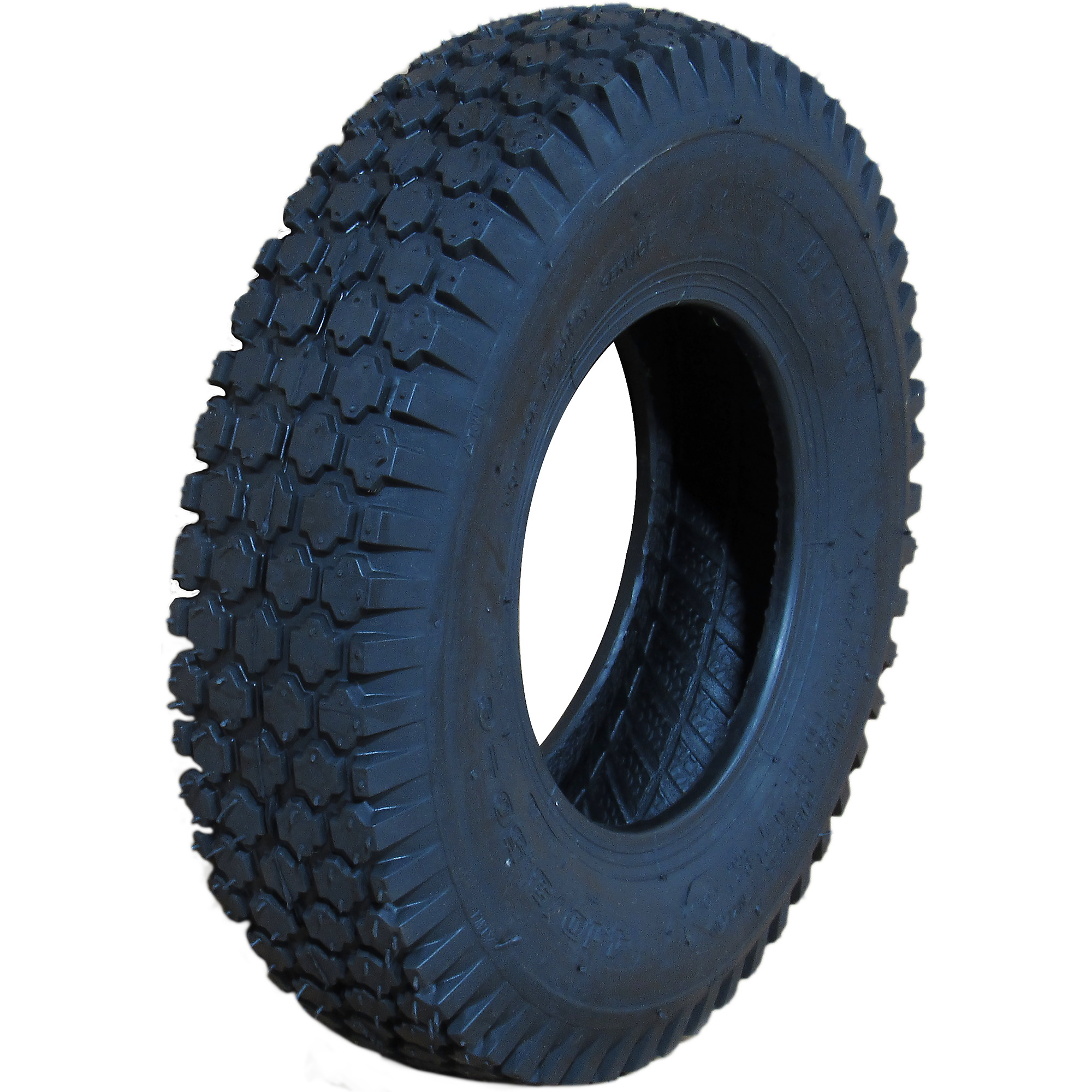 HI-RUN, Lawn Garden Tire, Stud, Tire Size 4.10/3.50-6 Load Range Rating A, Model WD1051