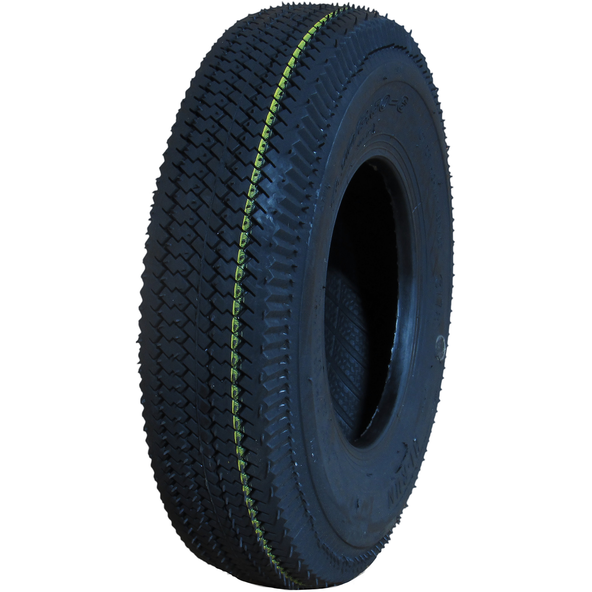 HI-RUN, Wheel Barrow Tire, 4 ply, Sawtooth, Tire Size 4.10/3.50-6 Load Range Rating B, Model CT1012