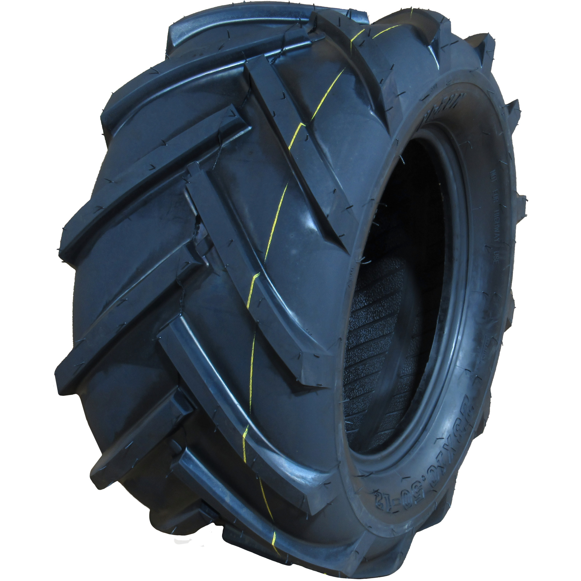 HI-RUN, Lawn Garden Tire, Super Lug, Tire Size 23X10.5-12 Load Range Rating A, Model WD1054