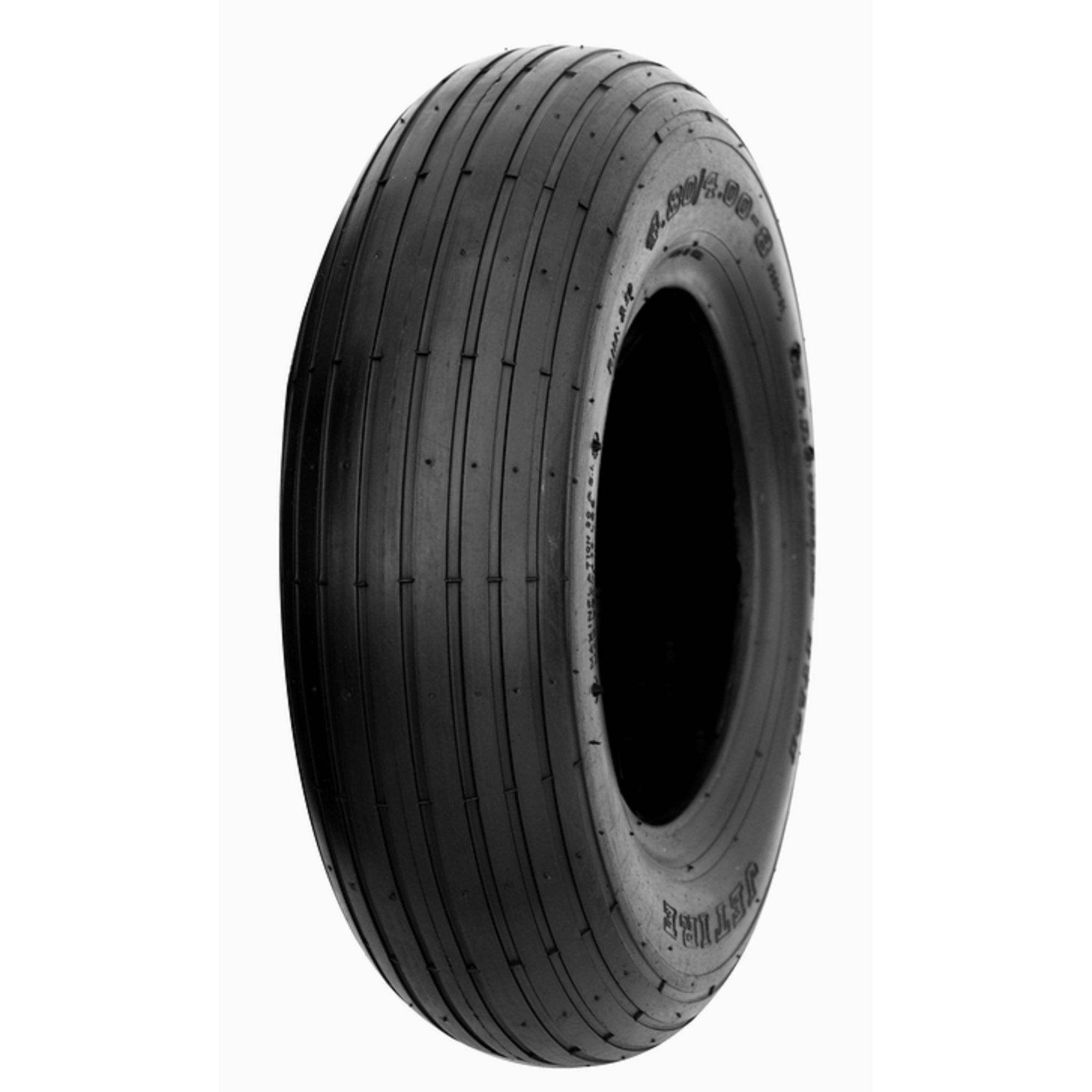 HI-RUN, Wheel Barrow Tire, 4 ply, Rib, Tire Size 4.00-6 Load Range Rating B, Model CT1006