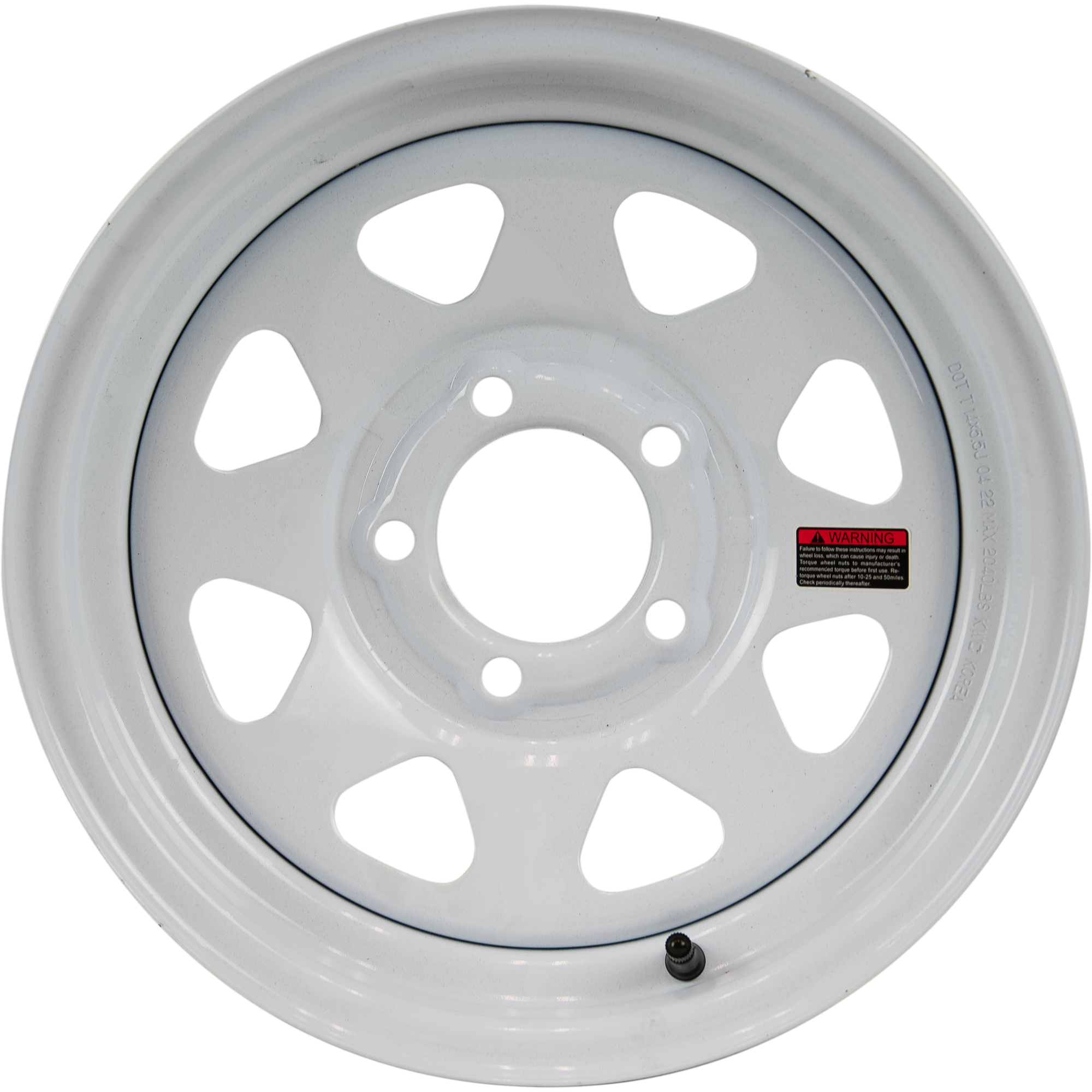 HI-RUN, Steel Wheel for Highway Trailer, Tire Size 14X5.5 5-4.5, Bolt Holes (qty.) 5, Model KW1003