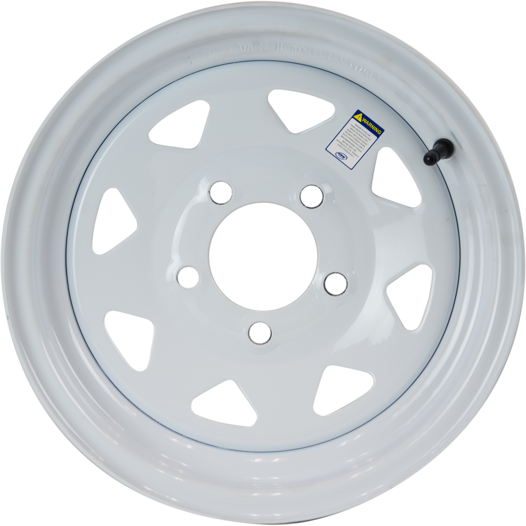 HI-RUN, Steel Wheel for Highway Trailer, Tire Size 13X4.5 5-4.5, Bolt Holes (qty.) 5, Model KW1004