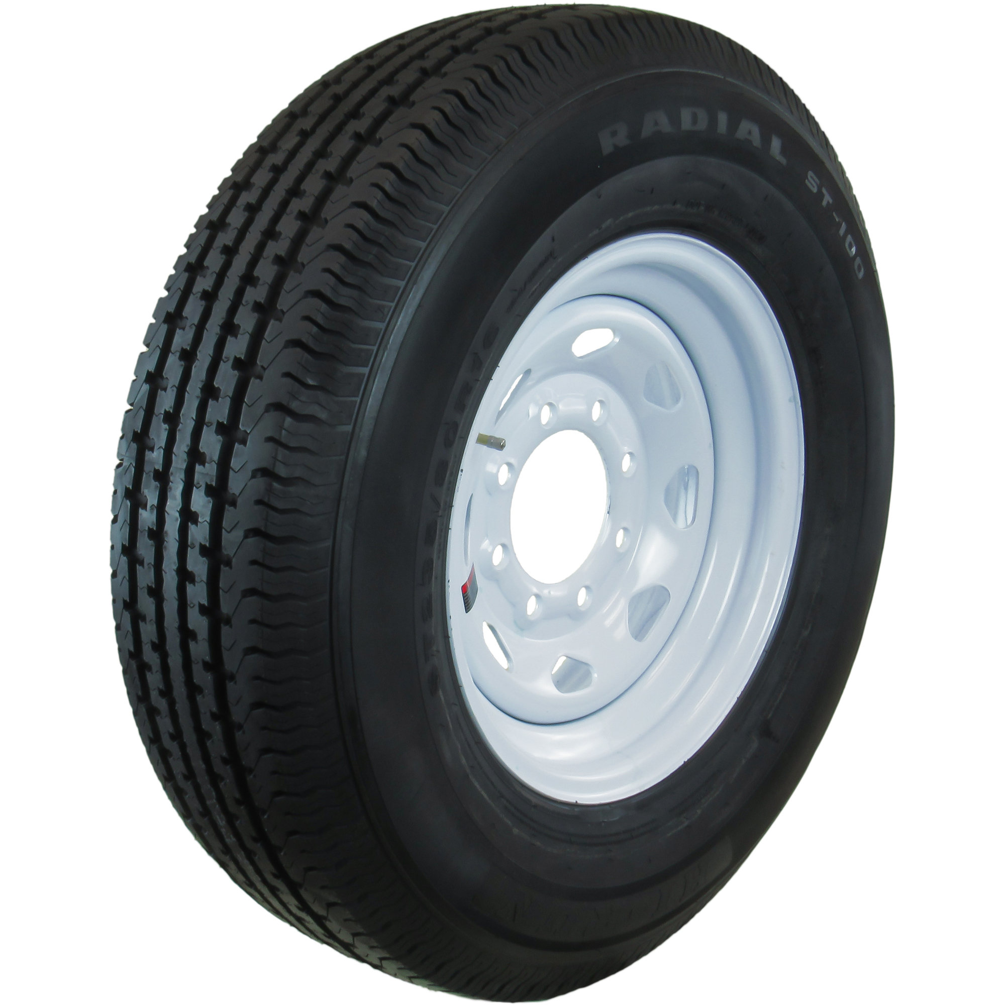 Highway Trailer Tire Assembly, Radial, Spoked, Tire Size ST235/80R16, Load Range Rating E, Bolt Holes (qty.) 8, Model - HI-RUN ASR1206