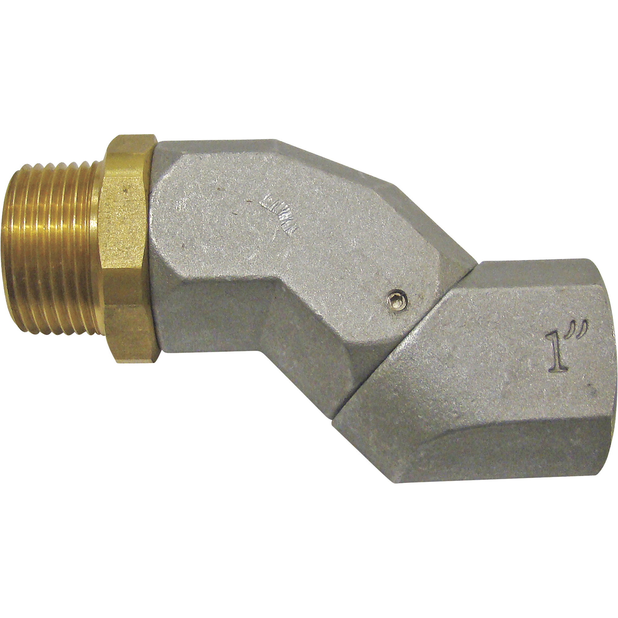 GPI Multi-Plane Hose Swivel, 1Inch FNPT and MNPT Connections, Model 150400-04