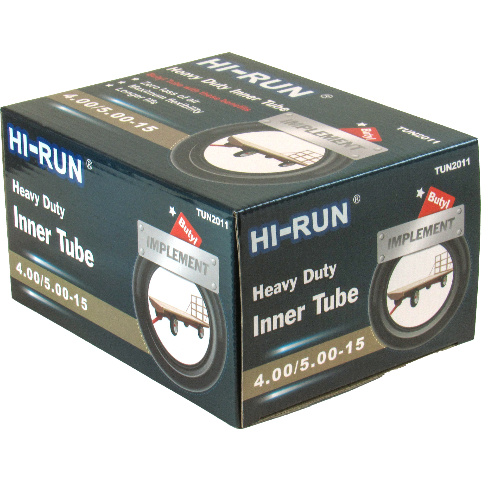 HI-RUN, Tube 4.00/5.00-15 (TR13) Float Implement, Fits Rim Size 15 in, Included (qty.) 1 Model TUN2011