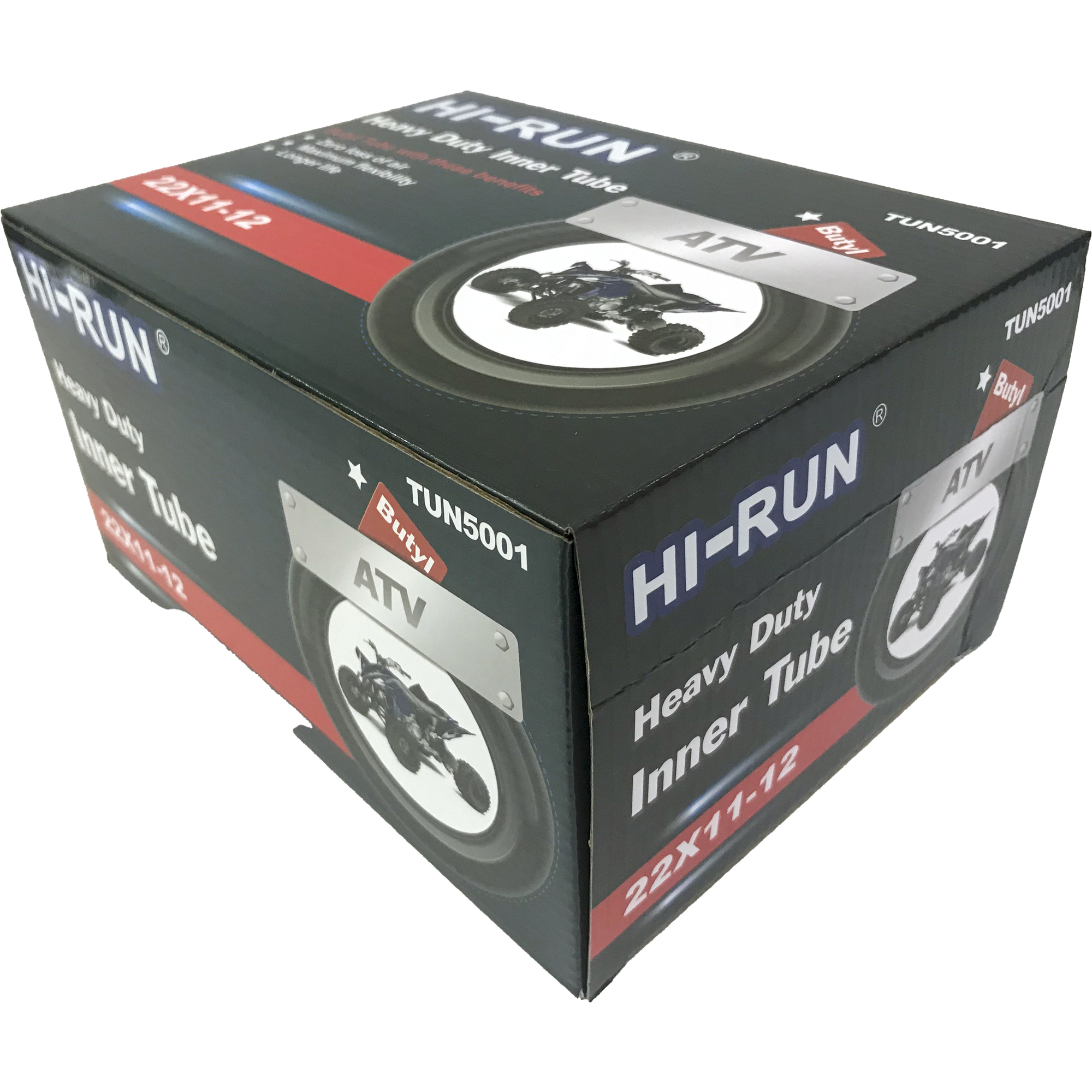 HI-RUN, Tube 22X11-12 (TR6) ATV/UTV, Fits Rim Size 12 in, Included (qty.) 1 Model TUN5001