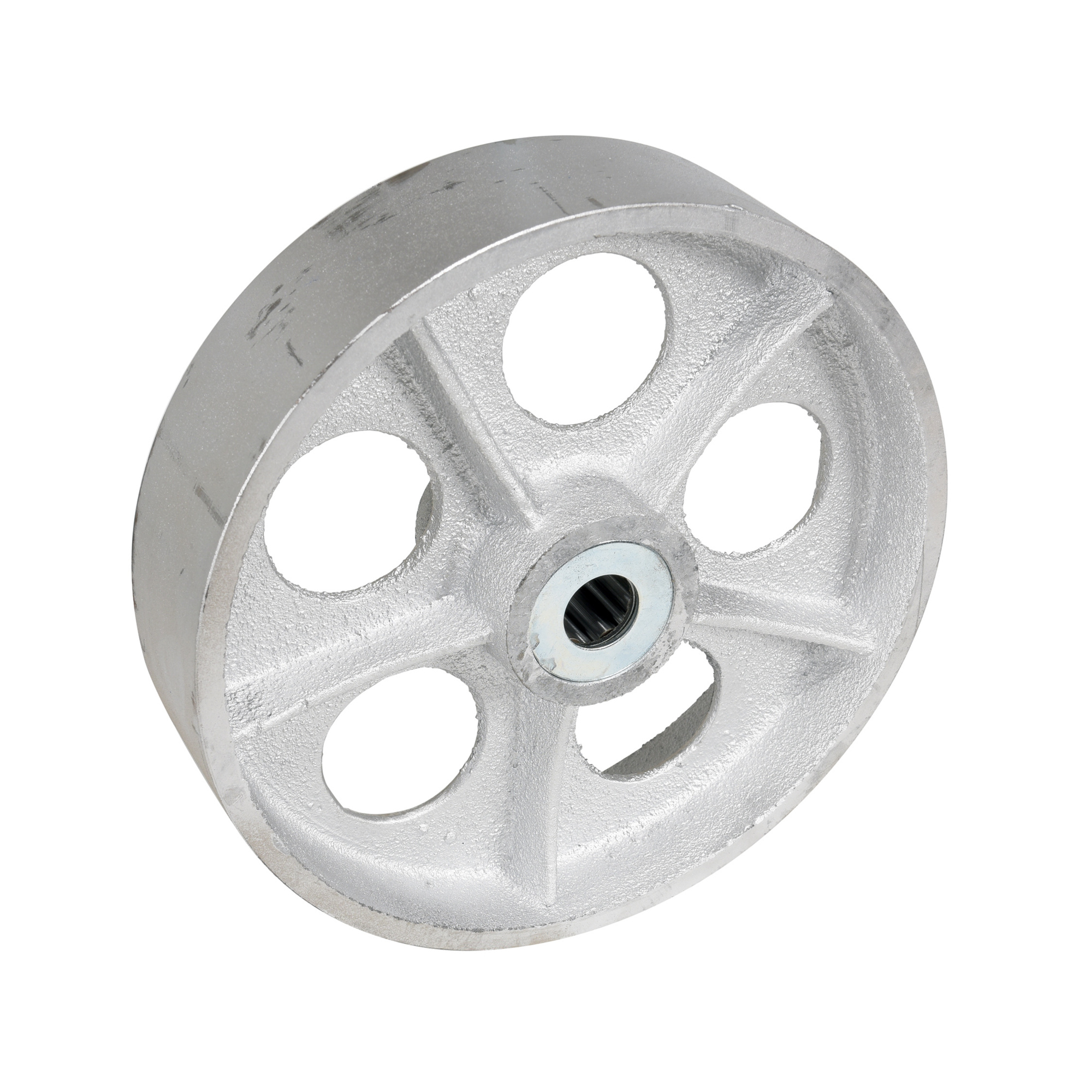 Vestil, Semi Steel Wheel 10x2.5 Silver, Wheel Diameter 10 in, Package (qty.) 1 Model WHL-MA-10X2.5