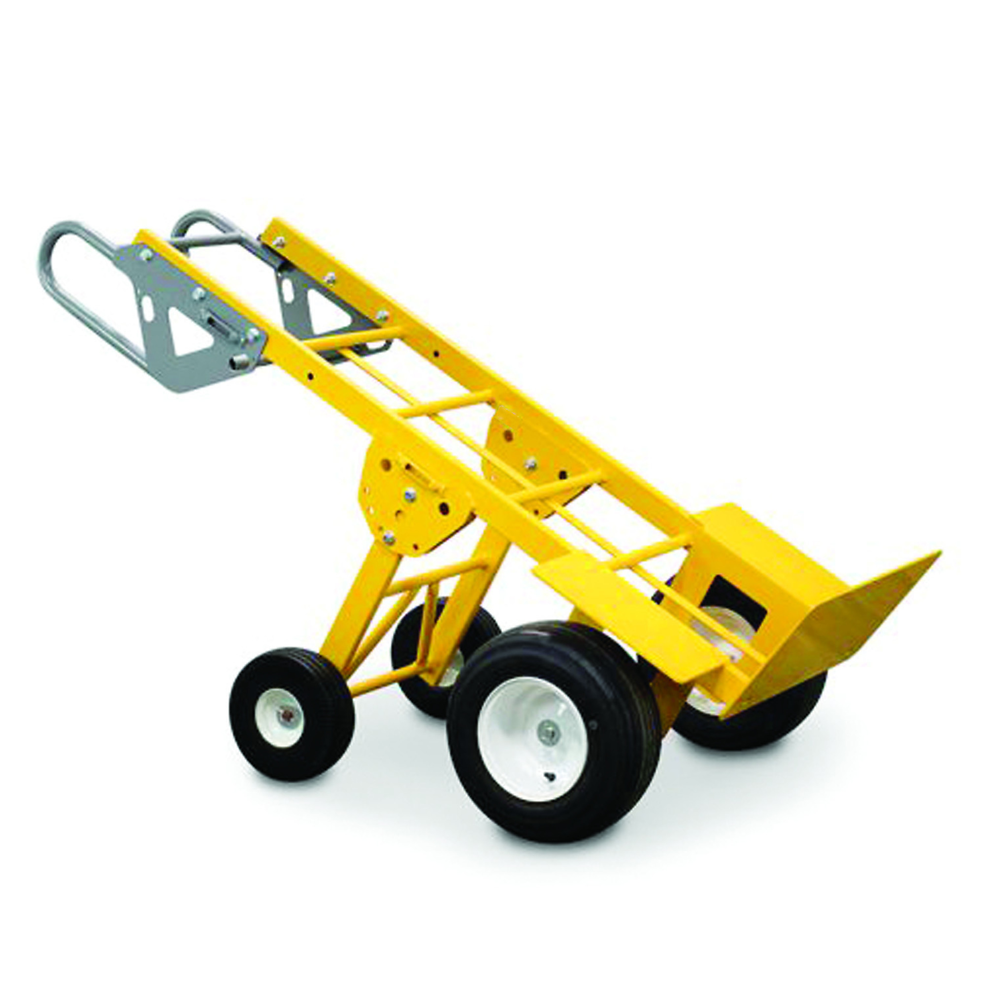 Snap-Loc Cargo Control, All-Terrain 4-Wheel Adjustable Hand Truck Cart, Load Capacity 1200 lb, Height 42 in, Material Steel, Model SLV1200HCA4Y