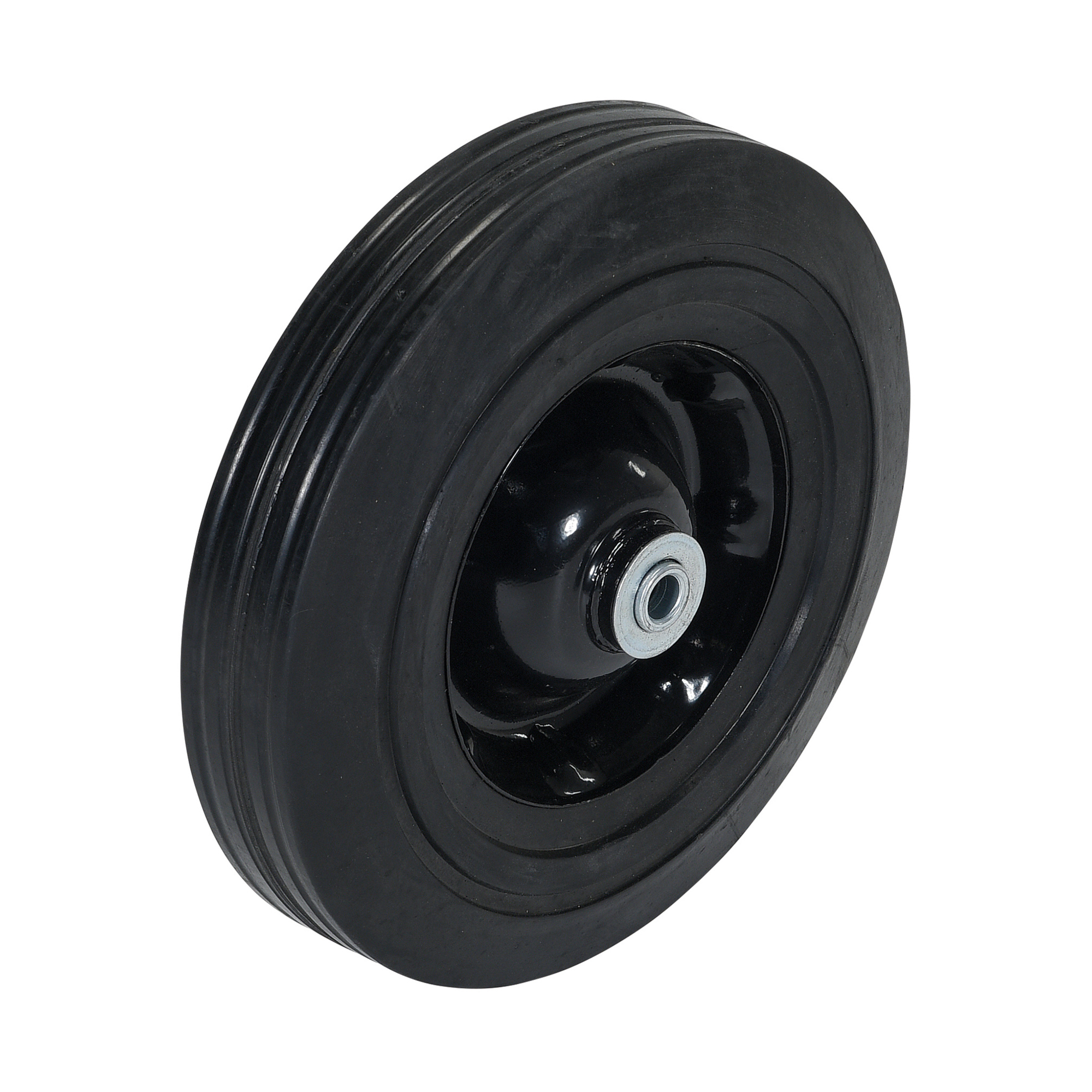Vestil, Rubber Wheel 10x2.5 Wheel Diameter 10 in, Package (qty.) 1 Model WHL-HR-10X2.5-1/2