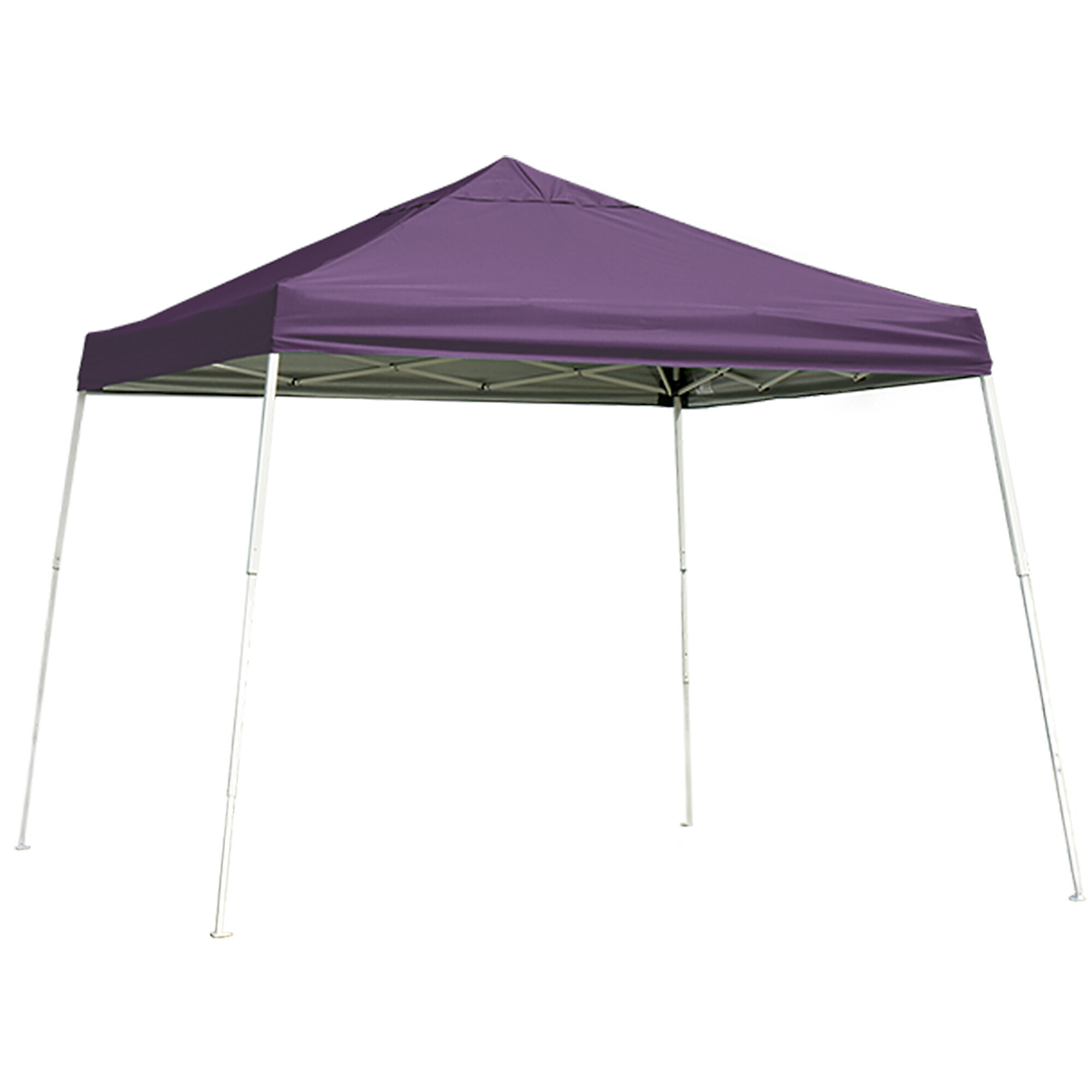 ShelterLogic, Pop-Up Canopy HD - Slant Leg 12 x 12ft. Purple, Length 12 ft, Width 12 ft, Color Purple, Model 22706