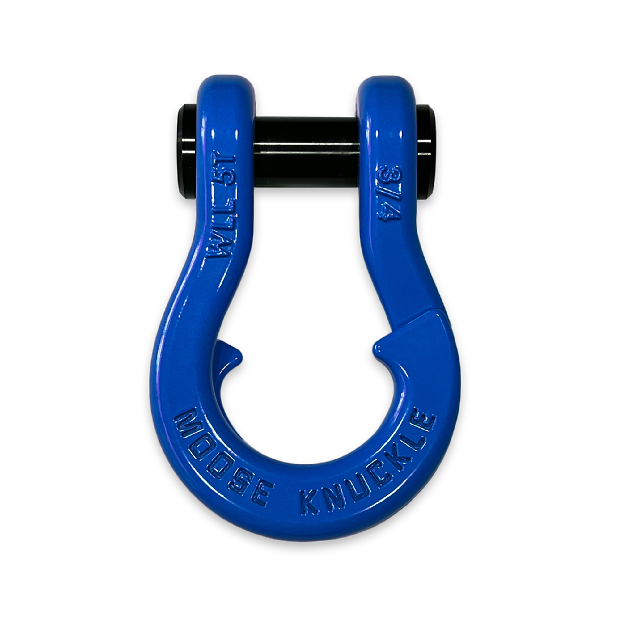 Moose Knuckle Offroad, Blue Balls 3/4Inch Recovery Towing Split Shackle, Working Load Limit 10000 lb, Model FN000020-005