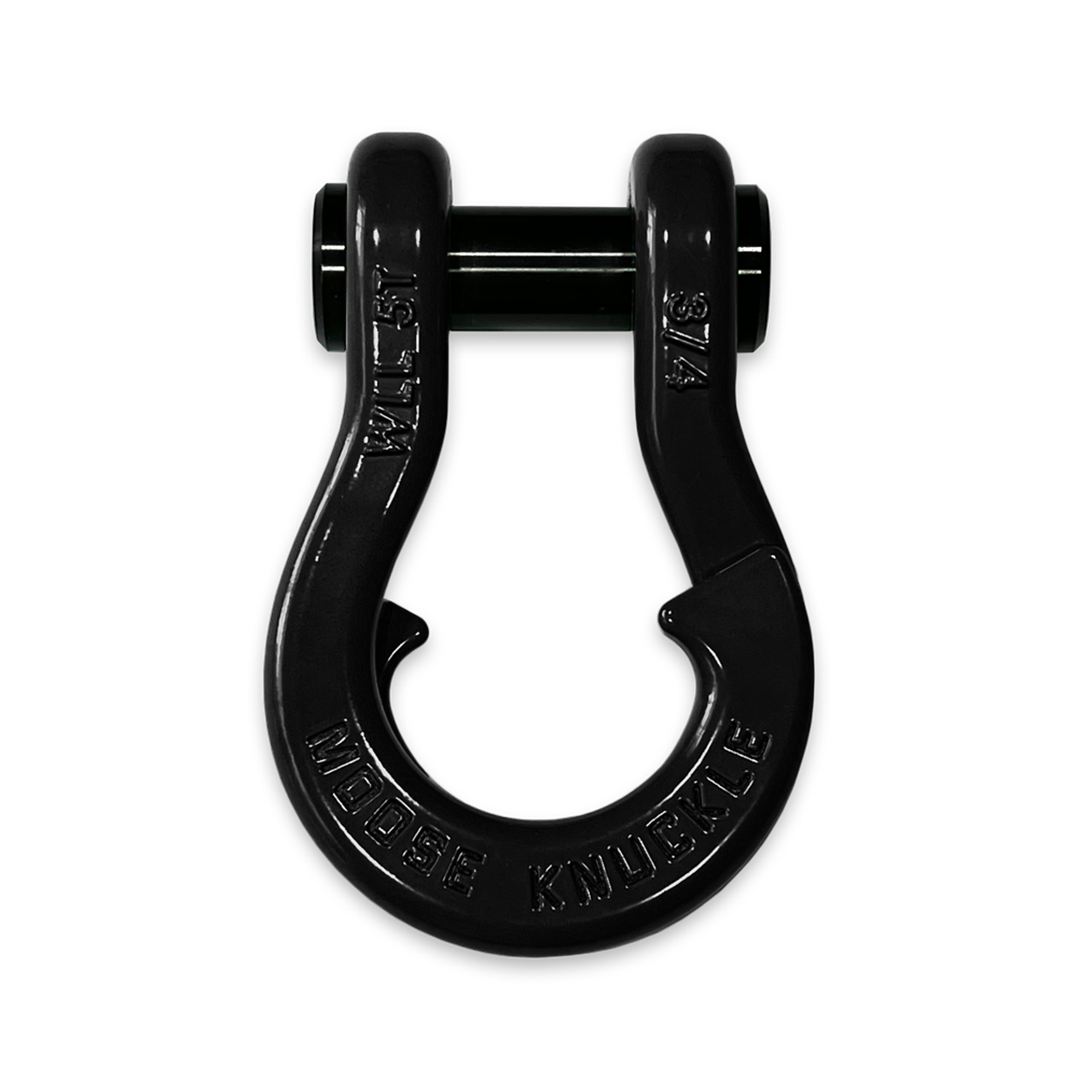 Moose Knuckle Offroad, Black Hole 3/4Inch Recovery Towing Split Shackle, Working Load Limit 10000 lb, Model FN000020-001