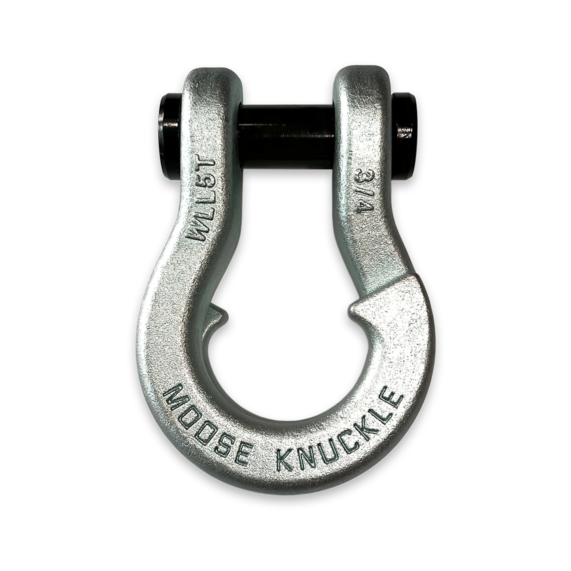 Moose Knuckle Offroad, Nice Gal Galvanized 3/4Inch Recovery Towing Split Shackle, Working Load Limit 10000 lb, Model FN000020-011