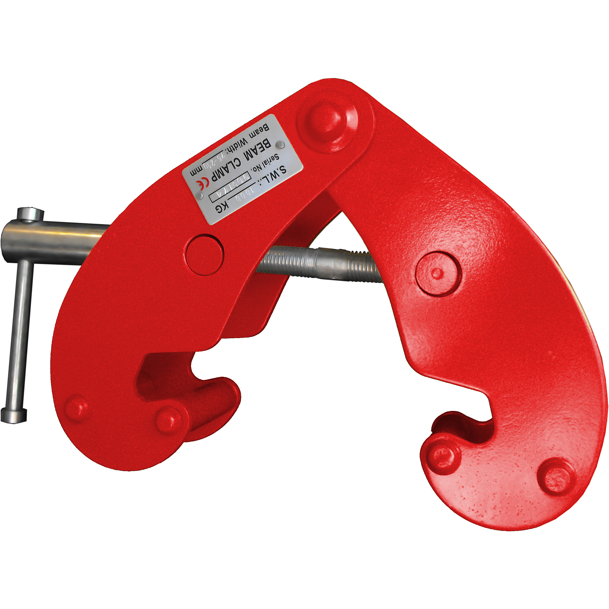 3 Ton Beam Clamp, Capacity 3 Tons, MInch Jaw Capacity 4 in, Max. Jaw Capacity 12 in, Model - American Power Pull 730