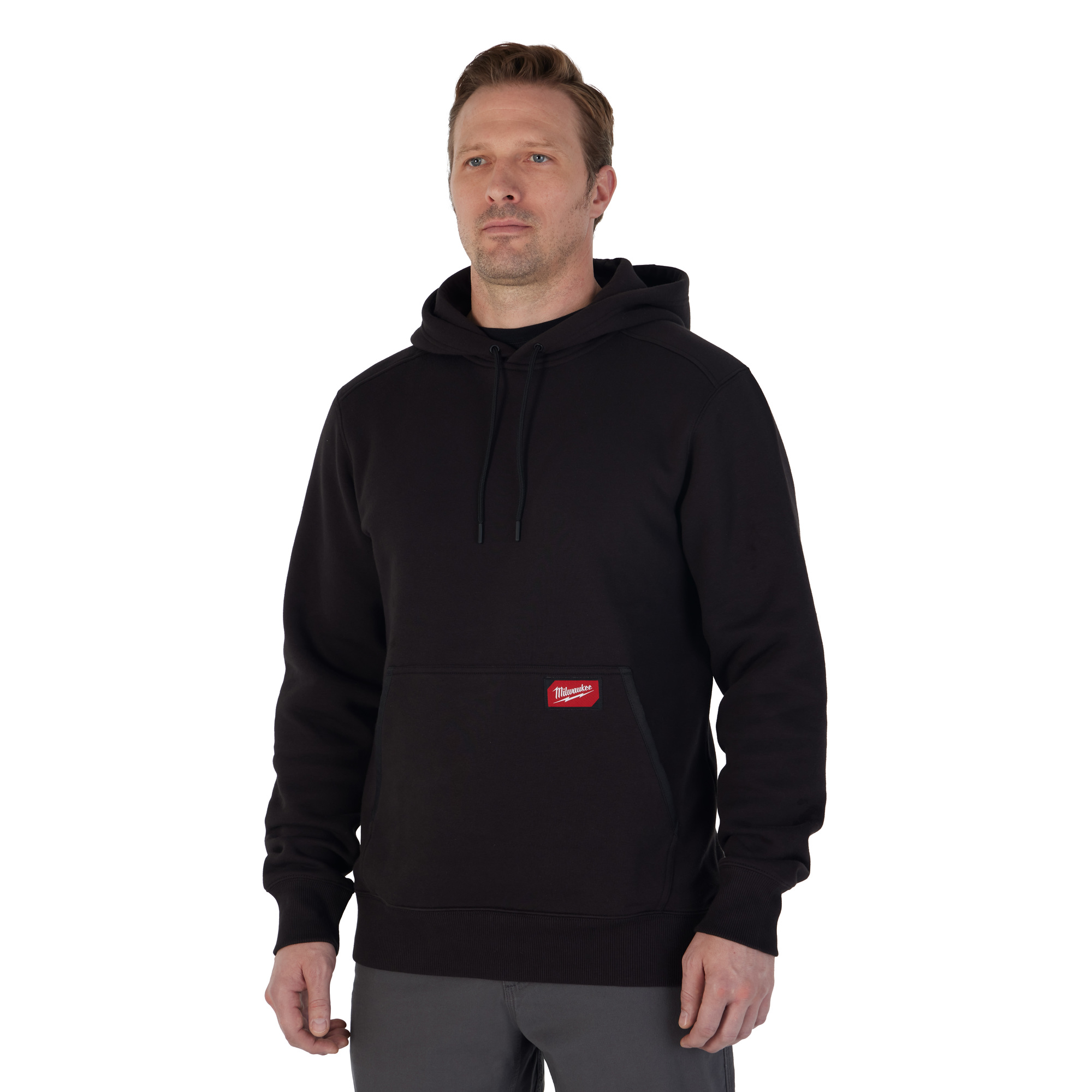 Milwaukee, Midweight Pullover Hoodie - Black M, Size M, Color Black, Model 351B-M