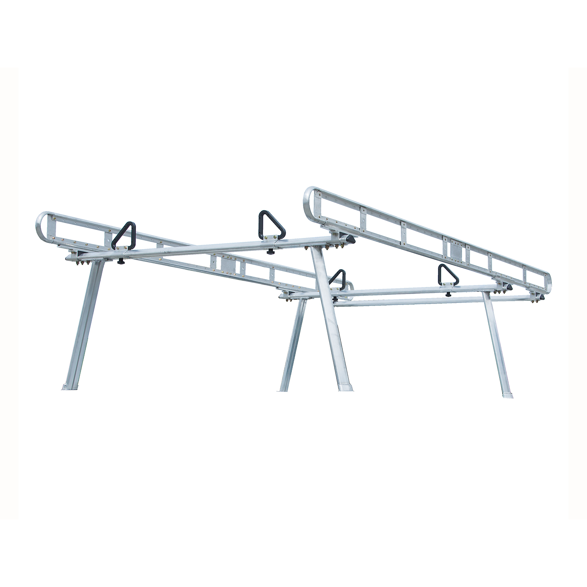 Buyers Products, Clear Anodized Aluminum Truck Ladder Rack, Shelves (qty.) 0 Material Aluminum, Model 1501400