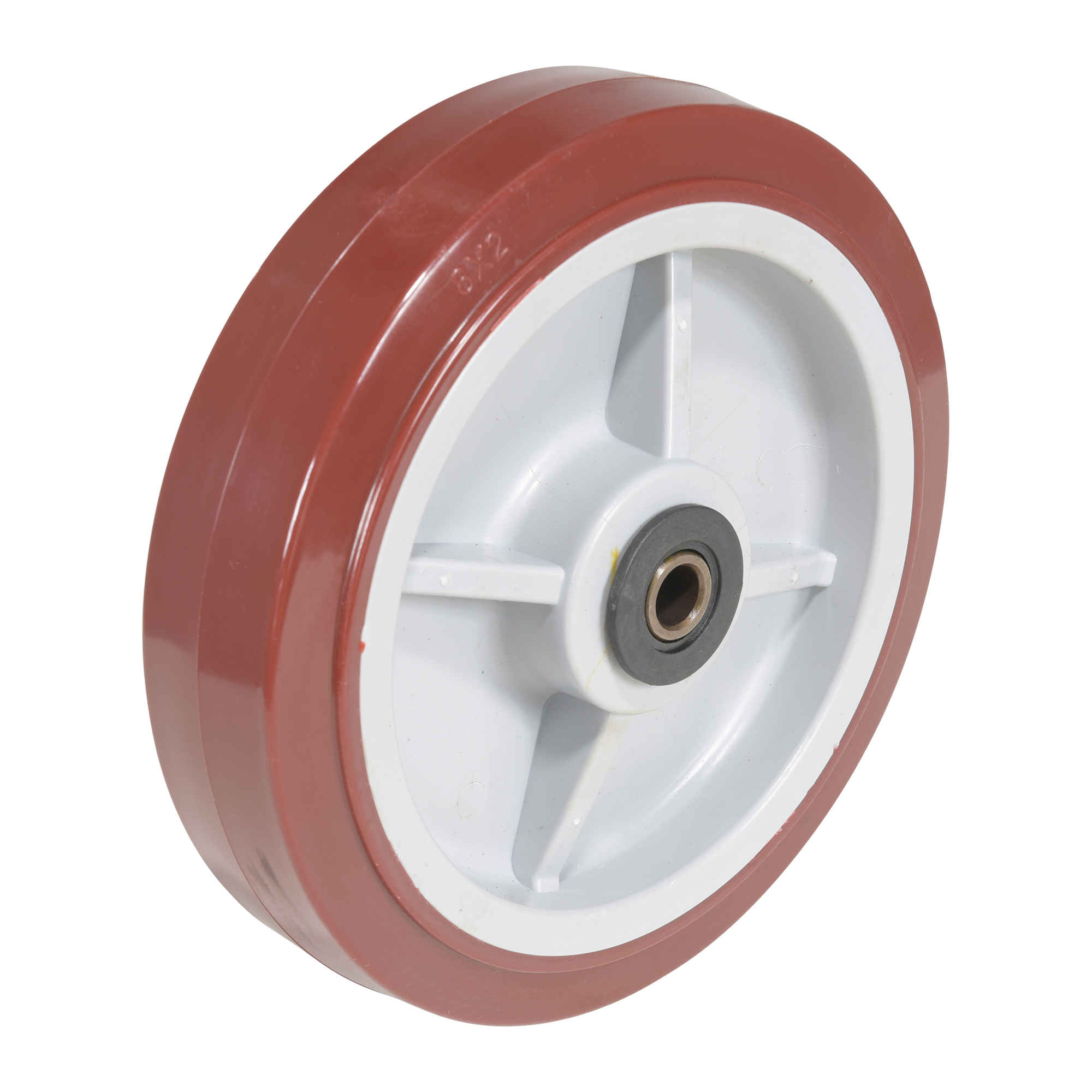 Vestil, Polypropylene Wheel 8x2 Wheel Diameter 8 in, Package (qty.) 1 Model WHL-PP-8X2