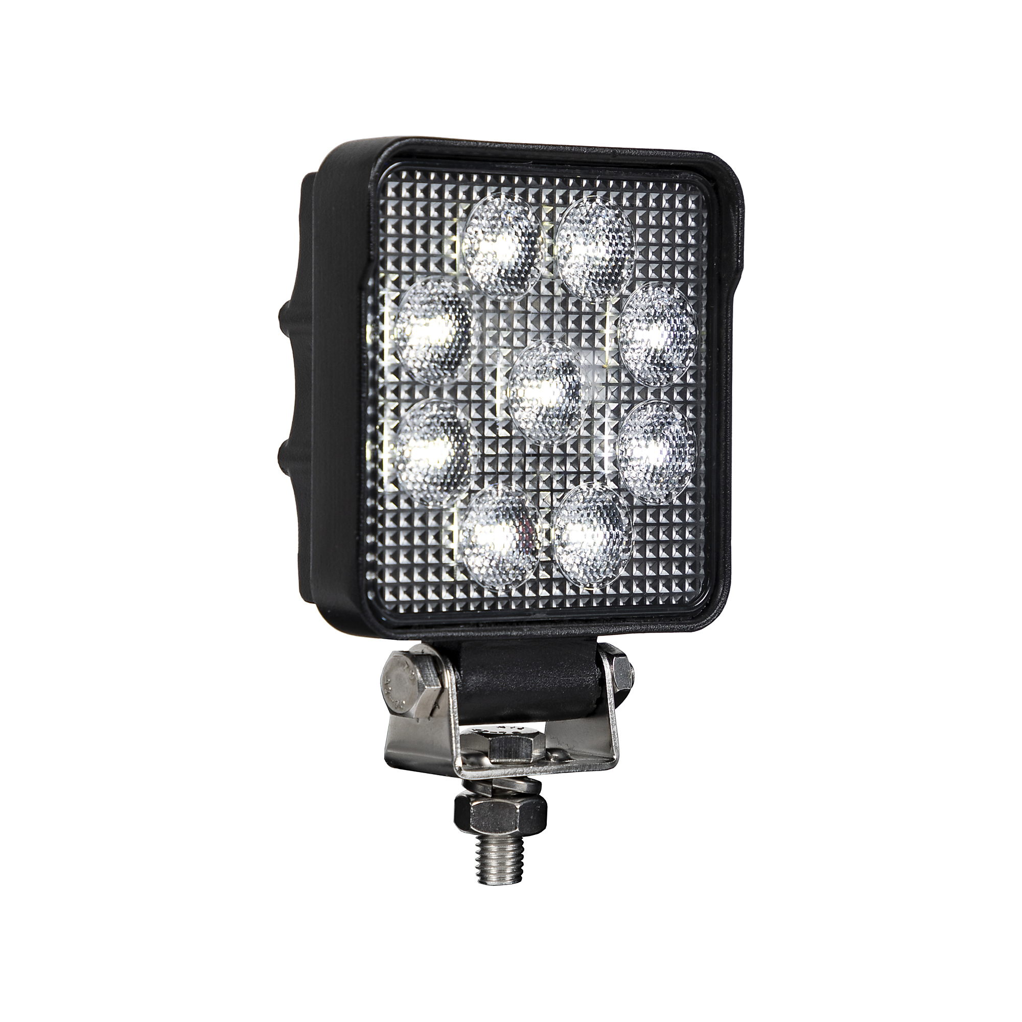 Buyers Products, 4Inch Square LED Flood Light, Light Bulb Type LED, Watts 15 Model 1492217