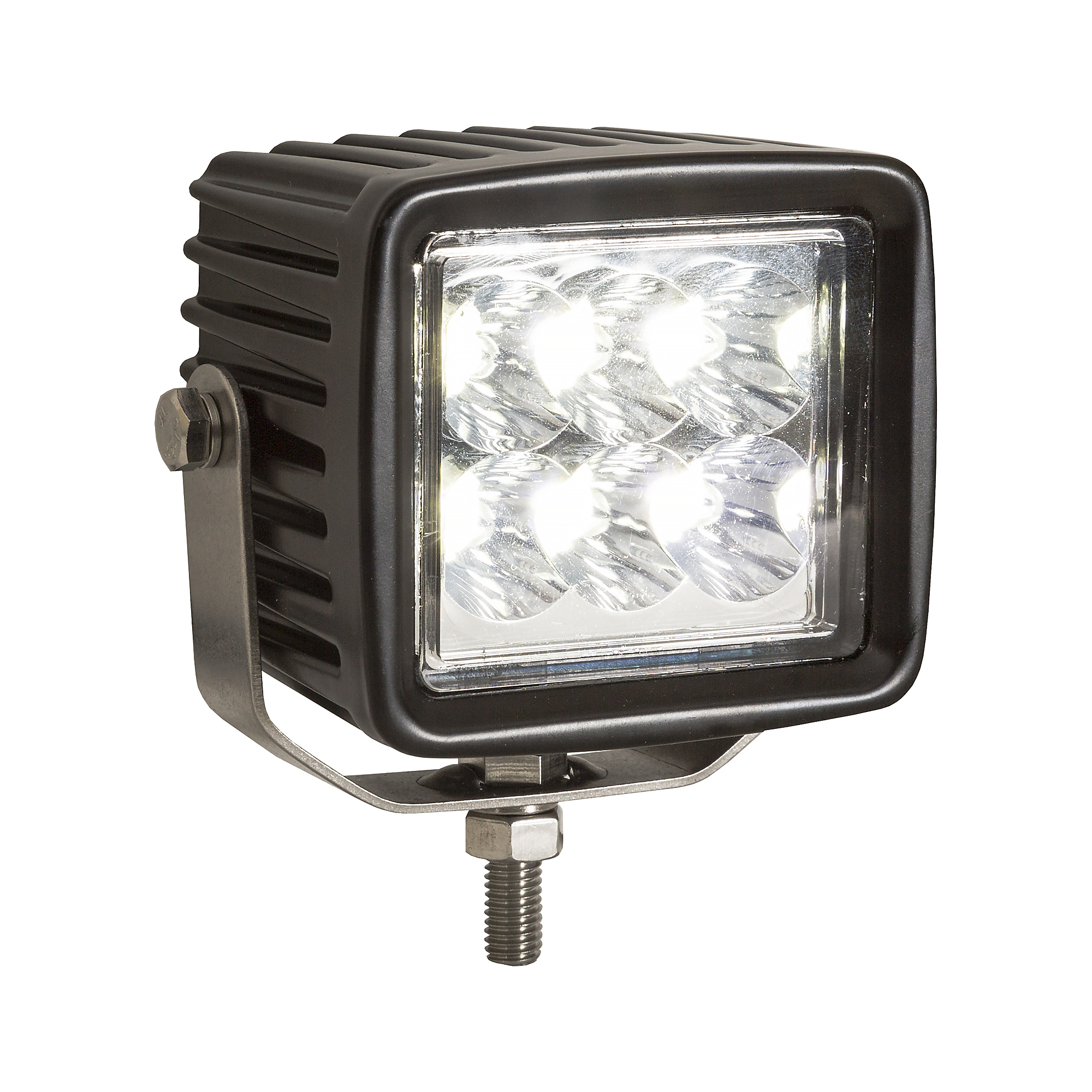Buyers Products, 3Inch Square LED Clear Spot Light, Light Bulb Type LED, Watts 18 Model 1492237
