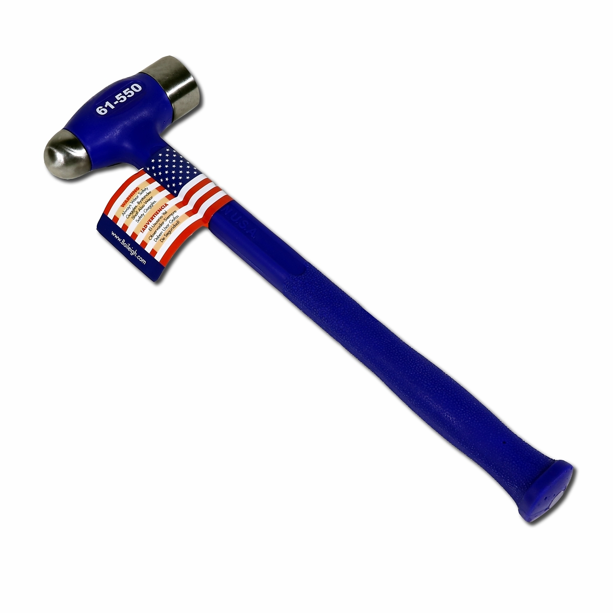Baileigh, Ball Peen Hammer, Handle Length 12.75 in, Model 1018019