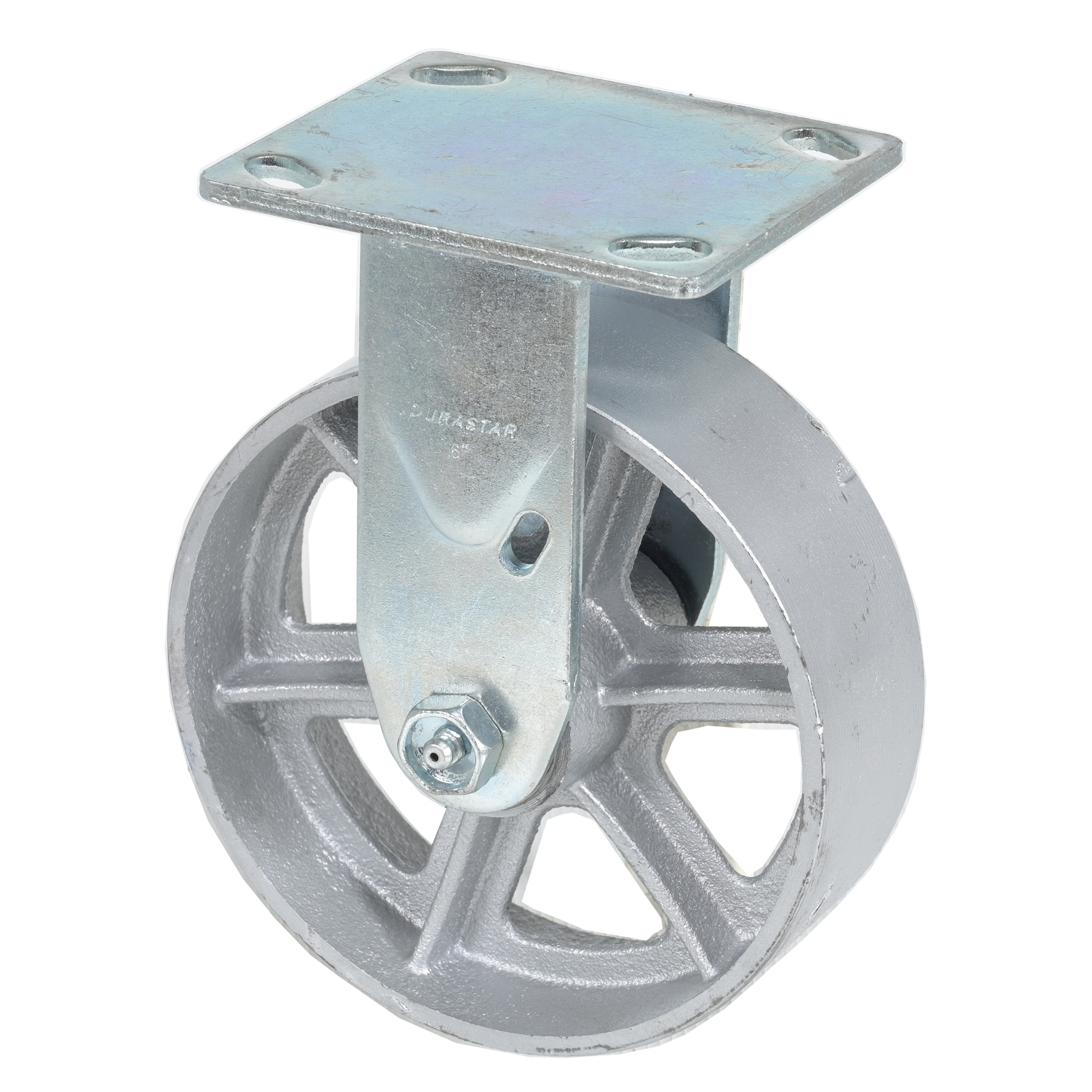 Vestil, Semi steel rigid caster 6Inchx2Inch 1.2k, Wheel Diameter 6 in, Package (qty.) 1 Model CST-VE-6X2MA-R