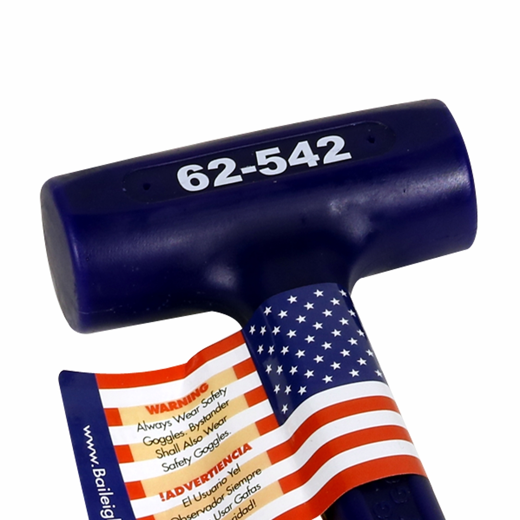 Baileigh, Slim Softface Hammer, Handle Length 12.75 in, Model 1017998