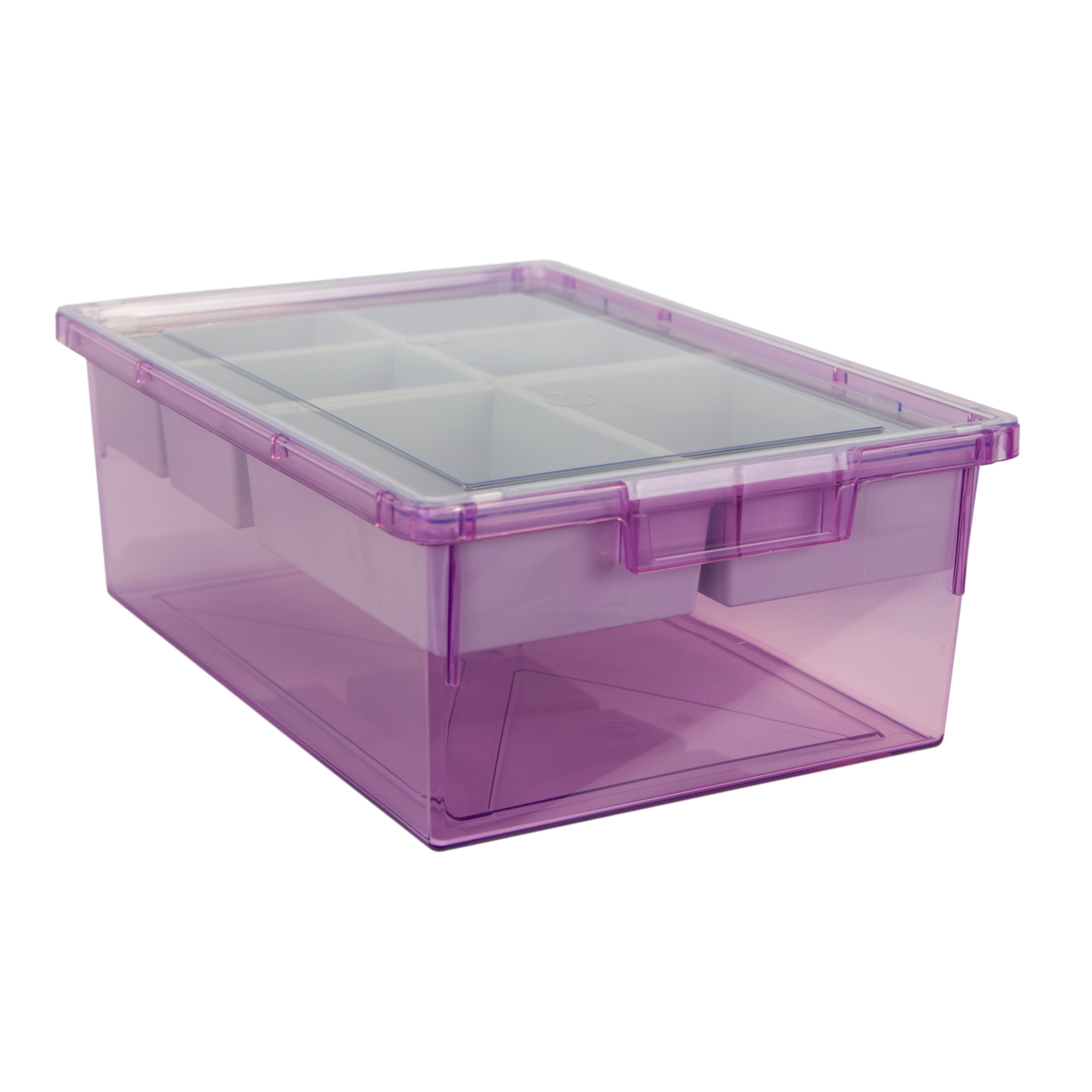 Certwood StorWerks, Slim Line 6Inch Tray Kit (6 x Divisions) Purple Tint, Included (qty.) 1, Material Plastic, Height 6 in, Model CE1952TP-NK0300-1