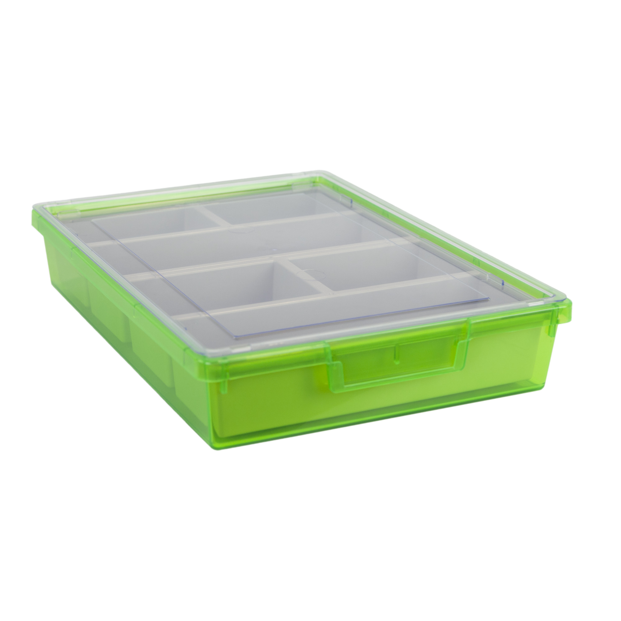 Certwood StorWerks, Slim Line 3Inch Tray Kit (3 x Divisions) Neon Green, Included (qty.) 1, Material Plastic, Height 3 in, Model CE1950FG-NK0202-1