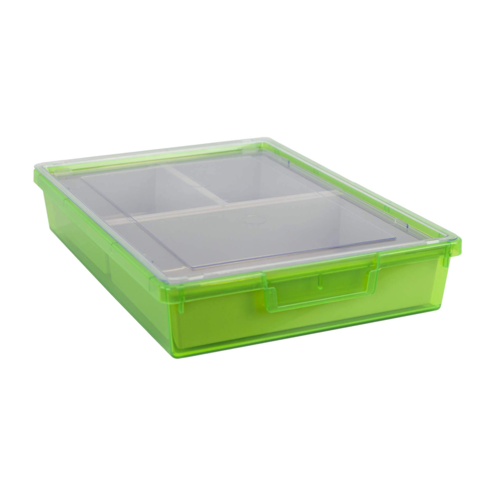 Certwood StorWerks, Slim Line 3Inch Tray Kit (3 x Divisions) Neon Green, Included (qty.) 1, Material Plastic, Height 12 in, Model CE1950FG-NK0004-1