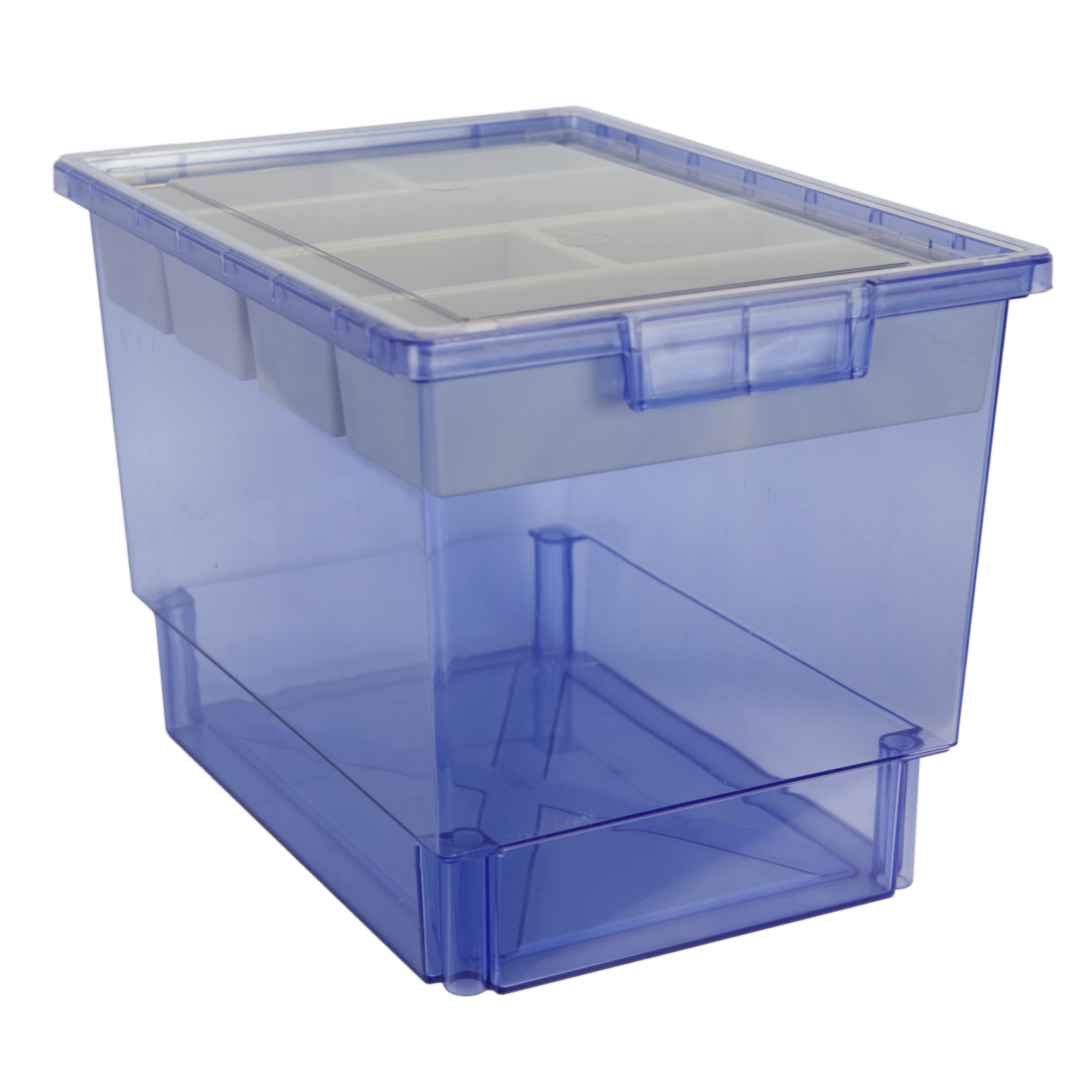 Certwood StorWerks, SlimLine 12Inch Tray Kit (3 x Divisions) Blue Tint, Included (qty.) 1, Material Plastic, Height 12 in, Model CE1954TB-NK0202-1