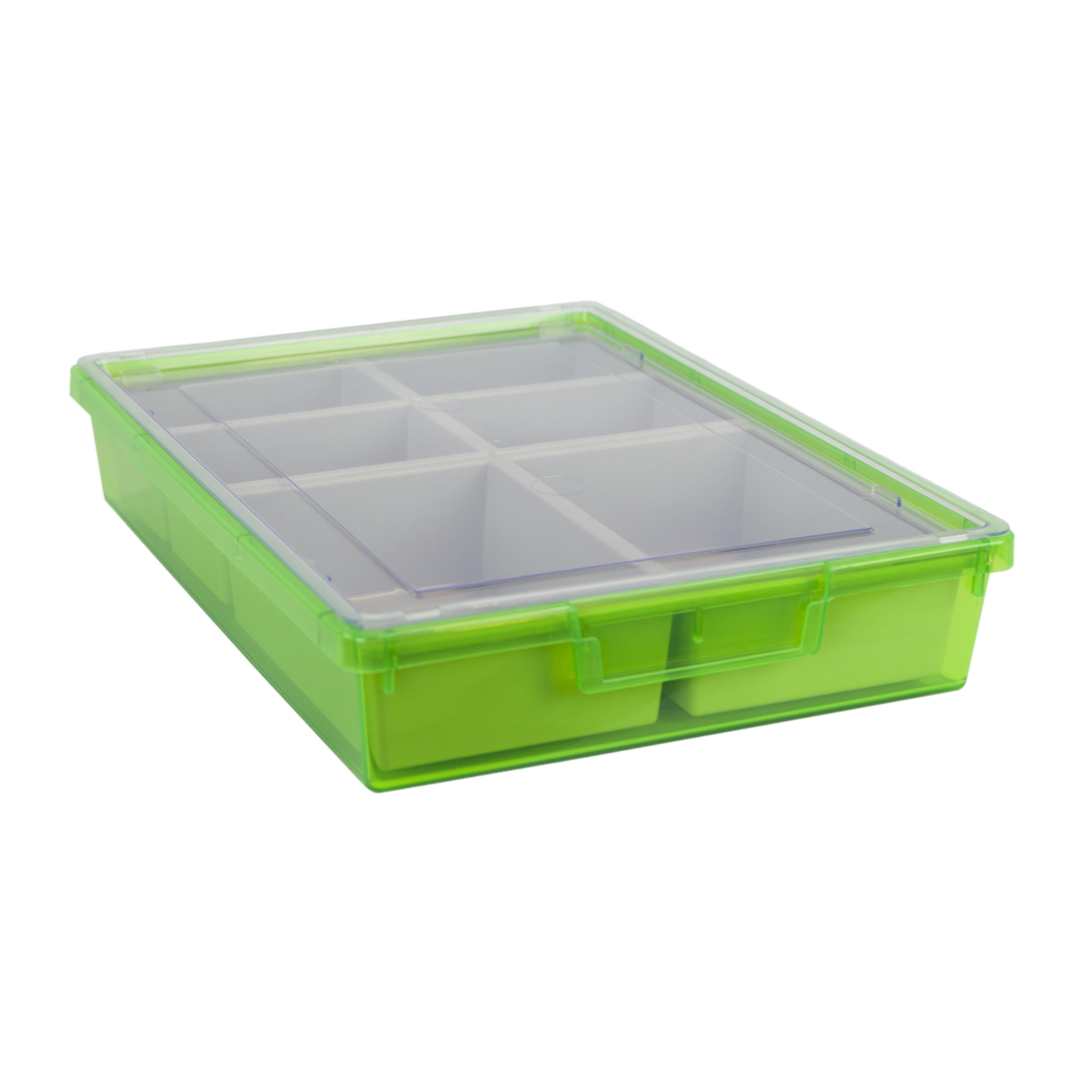 Certwood StorWerks, Slim Line 3Inch Tray Kit (6 x Divisions) Neon Green, Included (qty.) 1, Material Plastic, Height 3 in, Model CE1950FG-NK0300-1