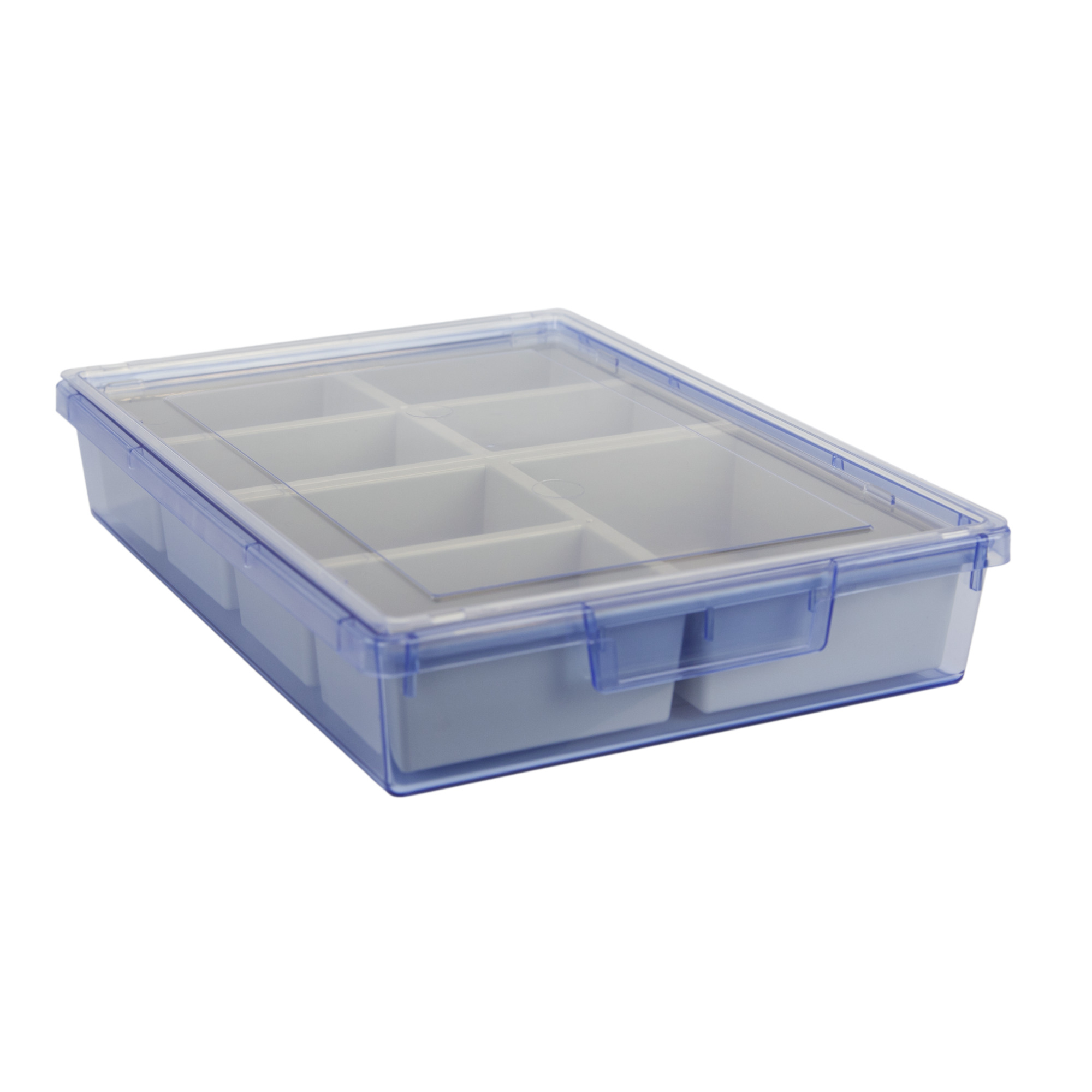 Certwood StorWerks, SlimLine 3Inch Tray Kit (7 x Dividers) Blue Tint-3PK, Included (qty.) 3, Material Plastic, Height 3 in, Model CE1950TB-NK0301-3