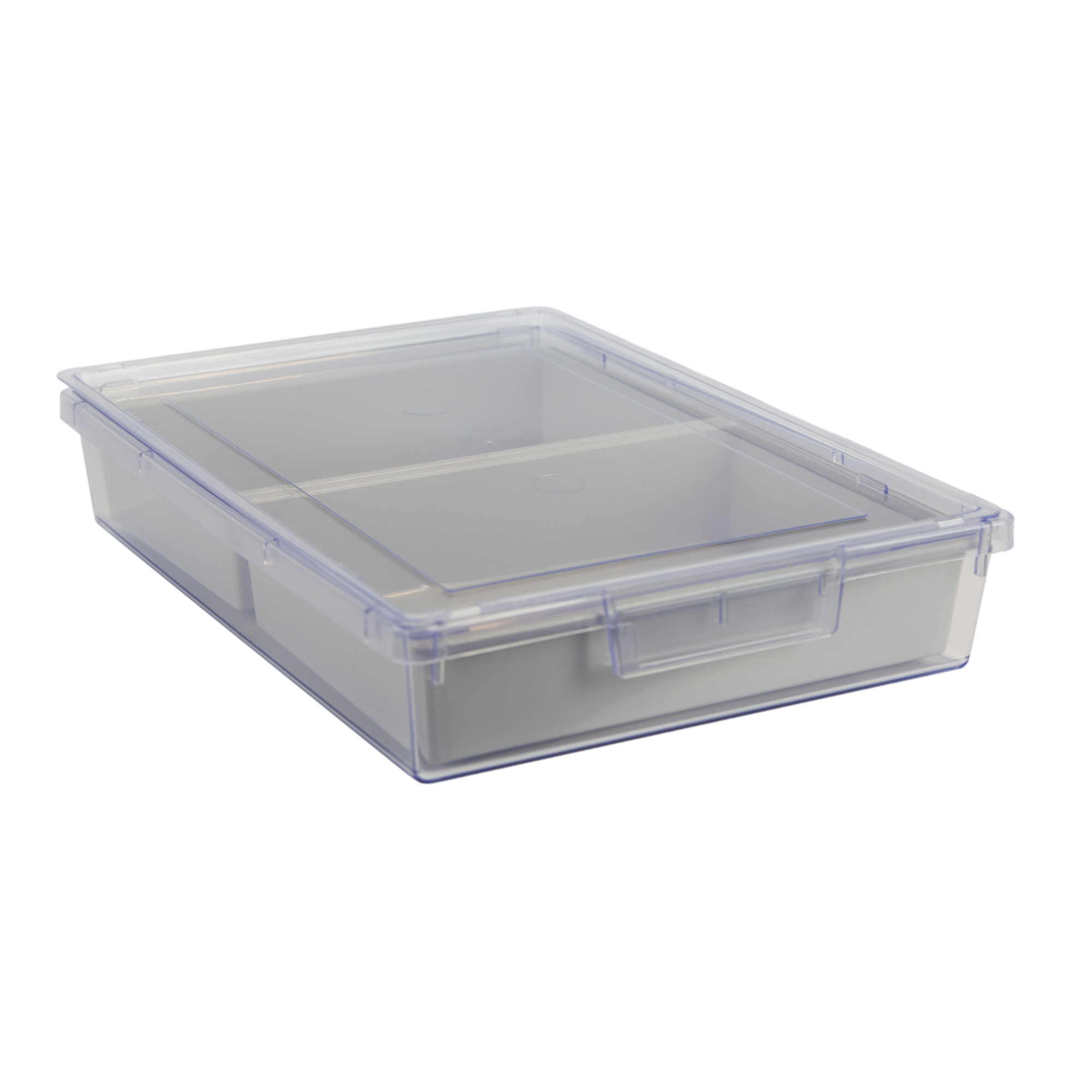 Certwood StorWerks, Slim Line 3Inch Tray Kit (2 x Divisions) Clear-3PK, Included (qty.) 3, Material Plastic, Height 12 in, Model CE1950CL-NK0404-3