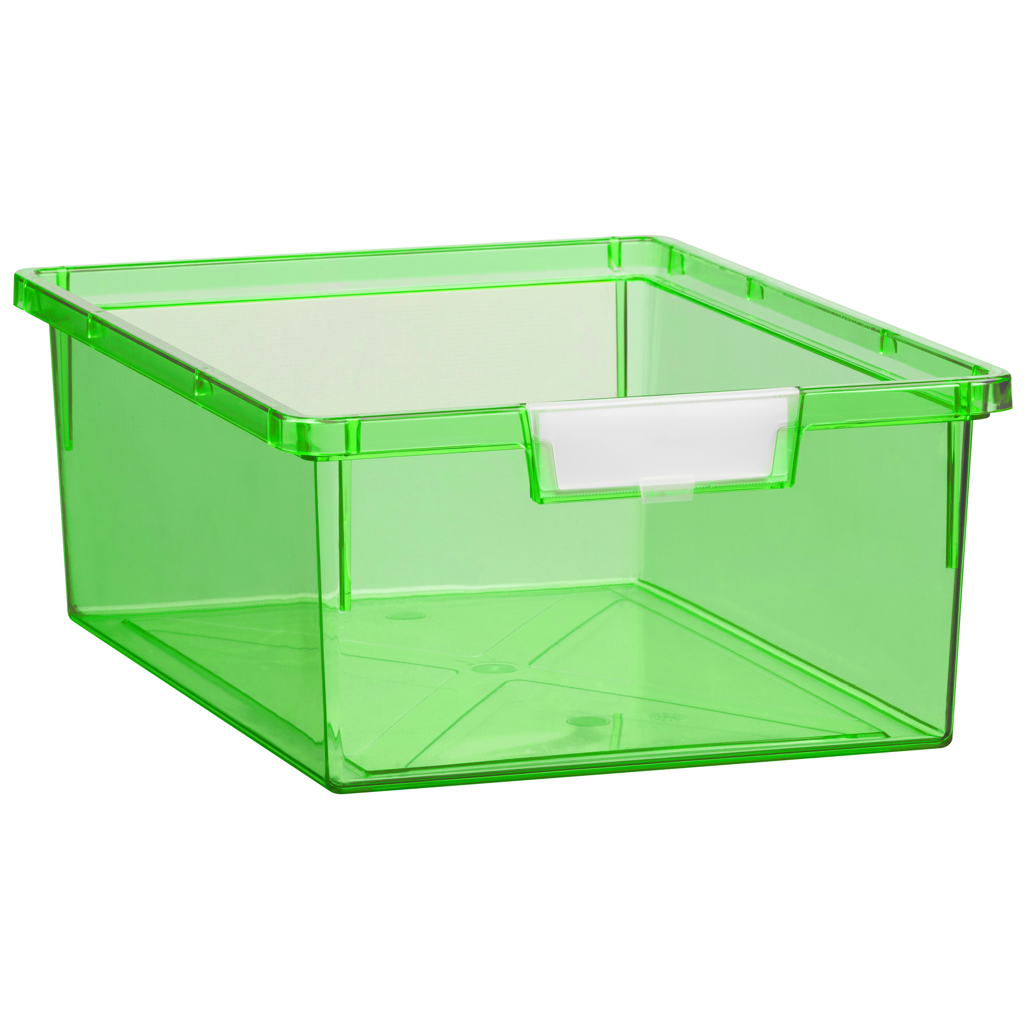 Certwood StorWerks, Slim Line 6Inch Tray in Neon Green - 3 Pack, Included (qty.) 3, Material Plastic, Height 3 in, Model CE1952FG3