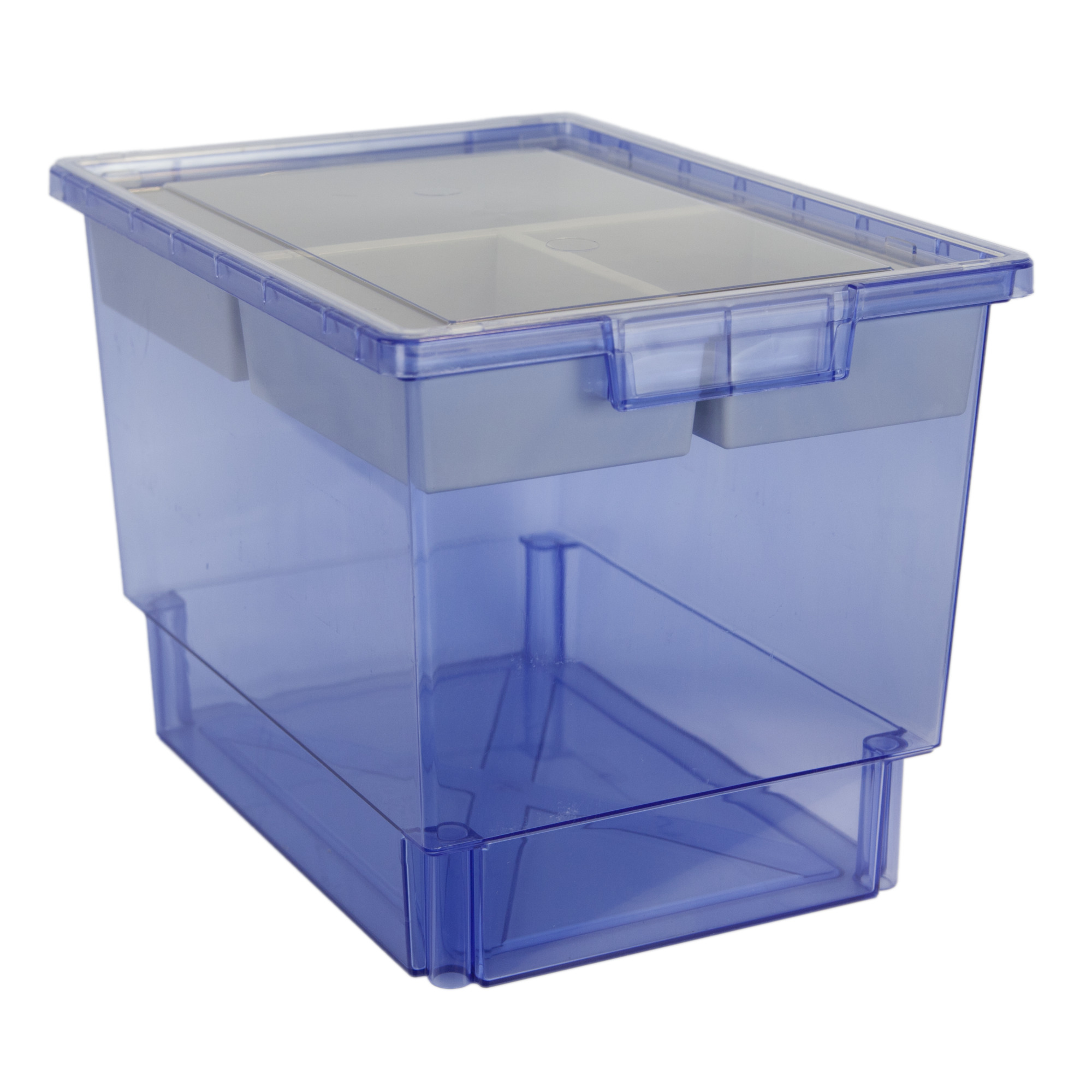 StorWerks, SlimLine 12Inch Tray Kit (3 x Inserts) Blue Tint-3PK, Included (qty.) 3, Material Plastic, Height 12 in, Model - Certwood CE1954TB-NK0004-3