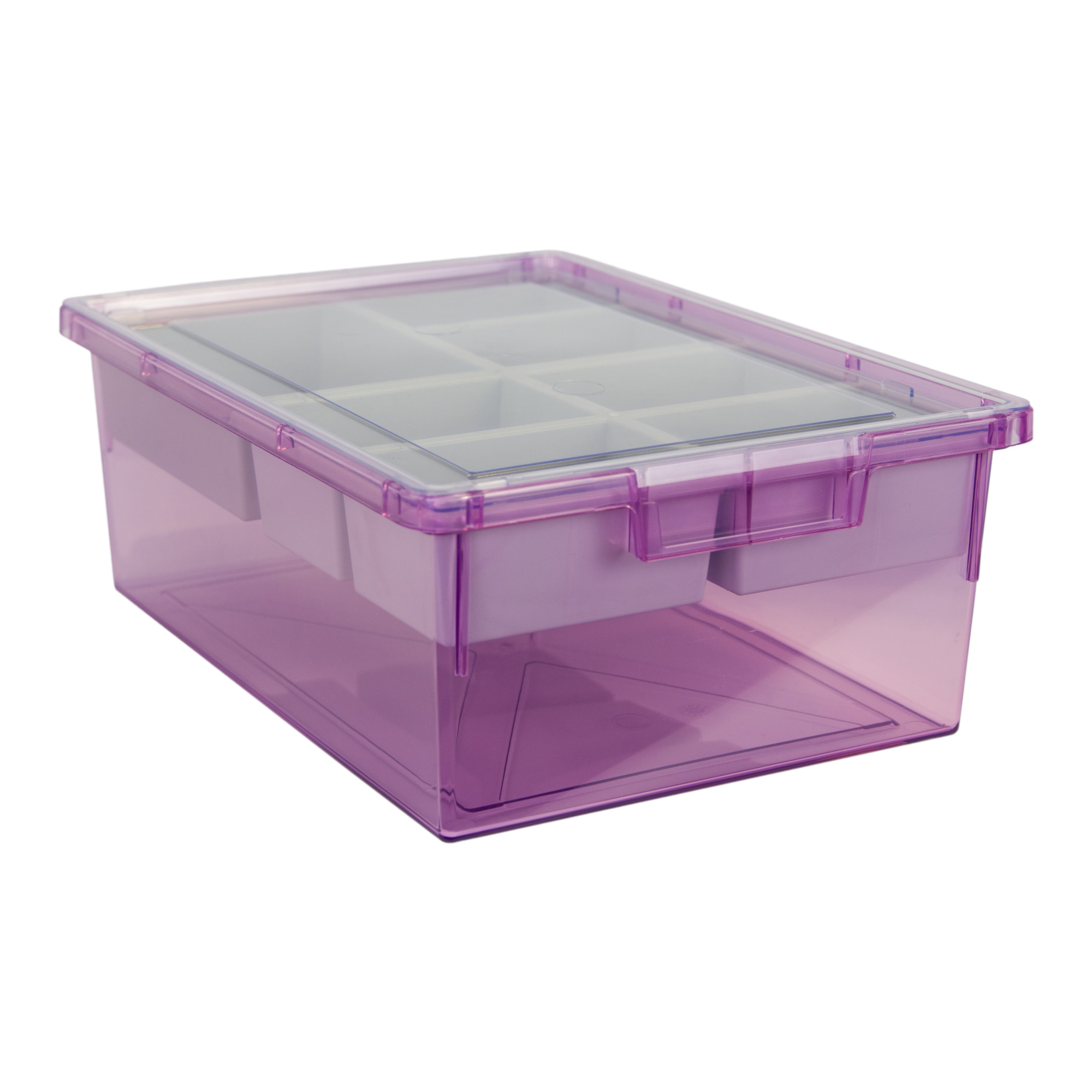 Certwood StorWerks, Slim Line 6Inch Tray Kit (7 x Divisions) Purple Tint, Included (qty.) 1, Material Plastic, Height 6 in, Model CE1952TP-NK0301-1