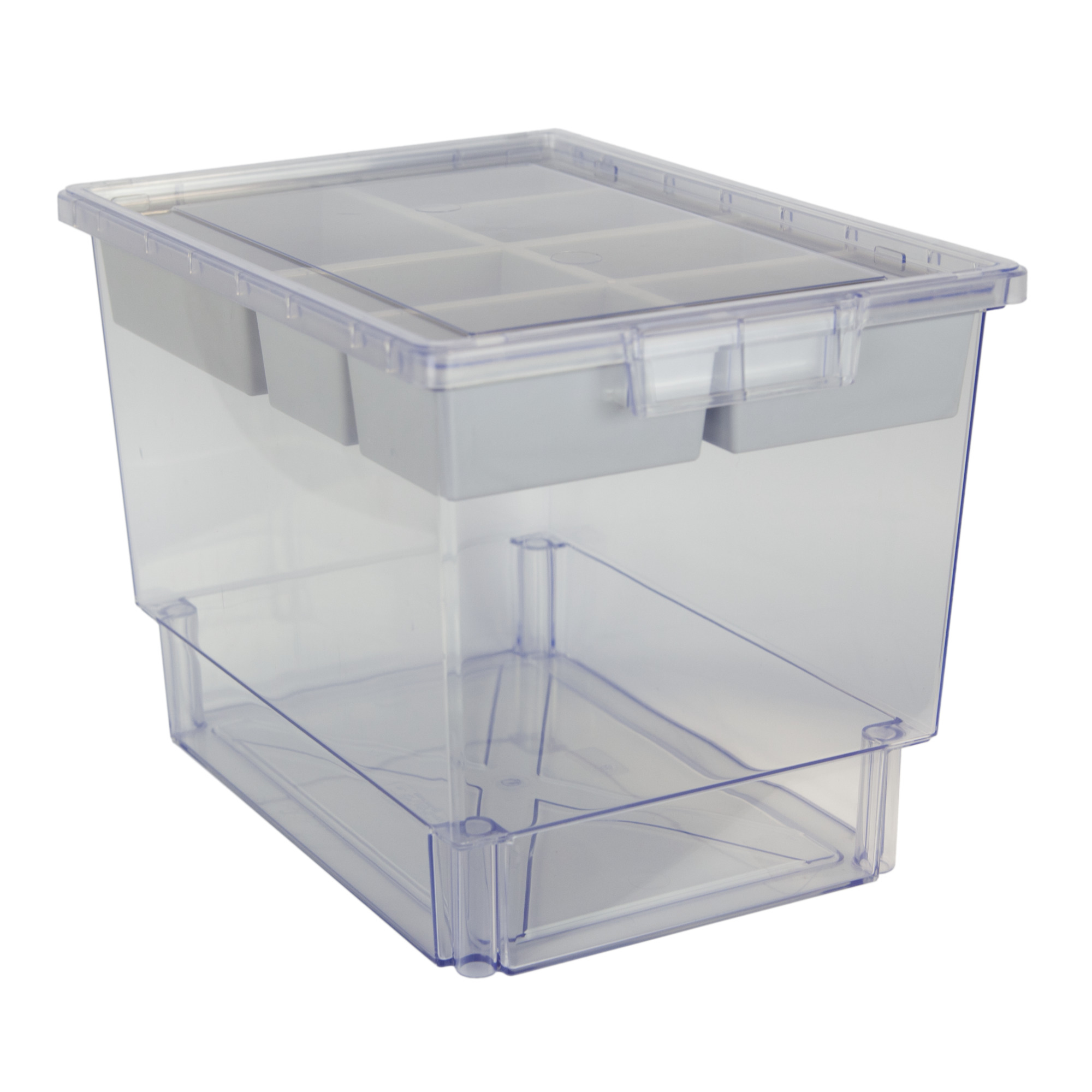 Certwood StorWerks, Slim Line 12Inch Tray Kit (7 x Divisions) Clear, Included (qty.) 1, Material Plastic, Height 9 in, Model CE1954CL-NK0301-1