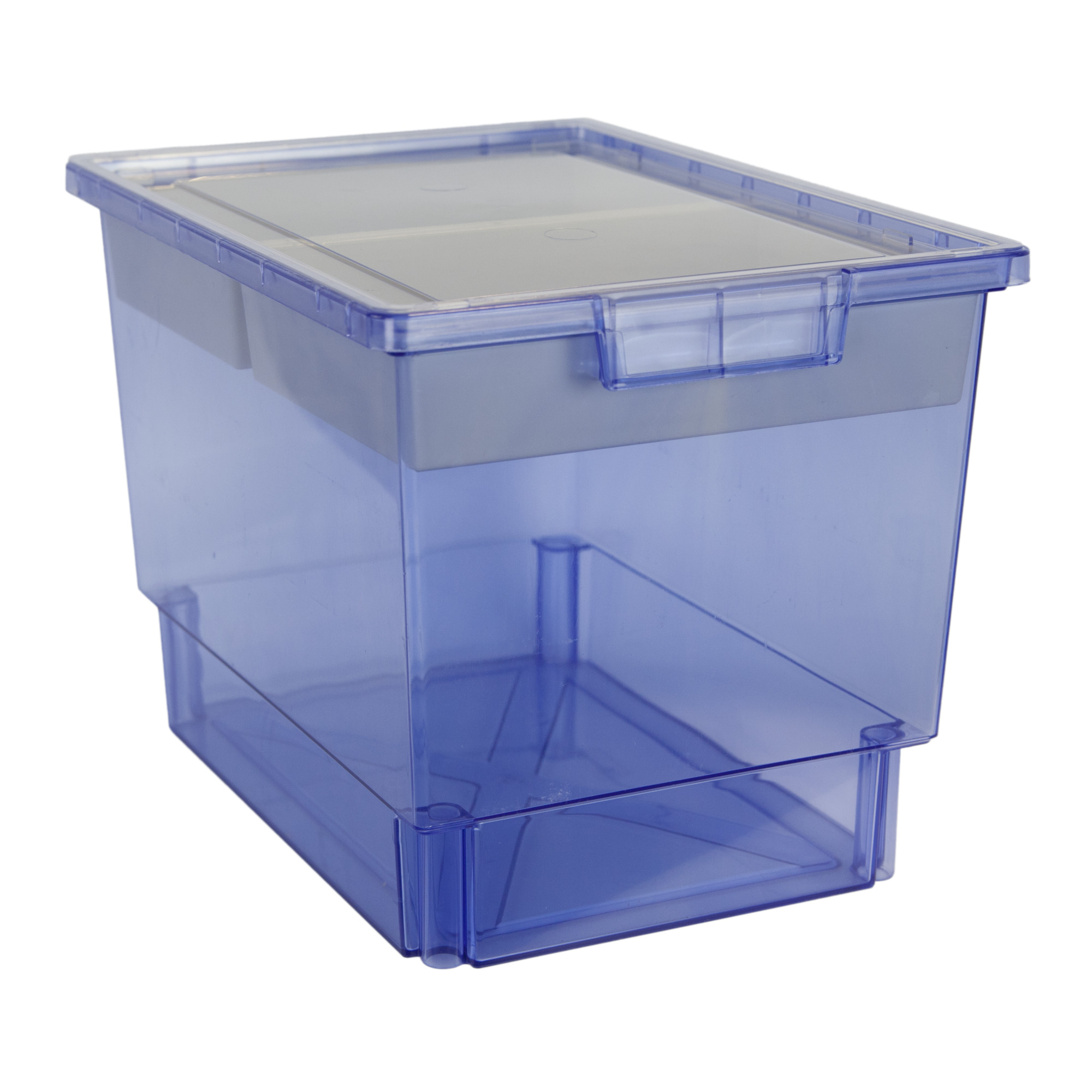 Certwood StorWerks, SlimLine 12Inch Tray Kit(2 x Divisions)Blue Tint-3PK, Included (qty.) 3, Material Plastic, Height 12 in, Model CE1954TB-NK0404-3