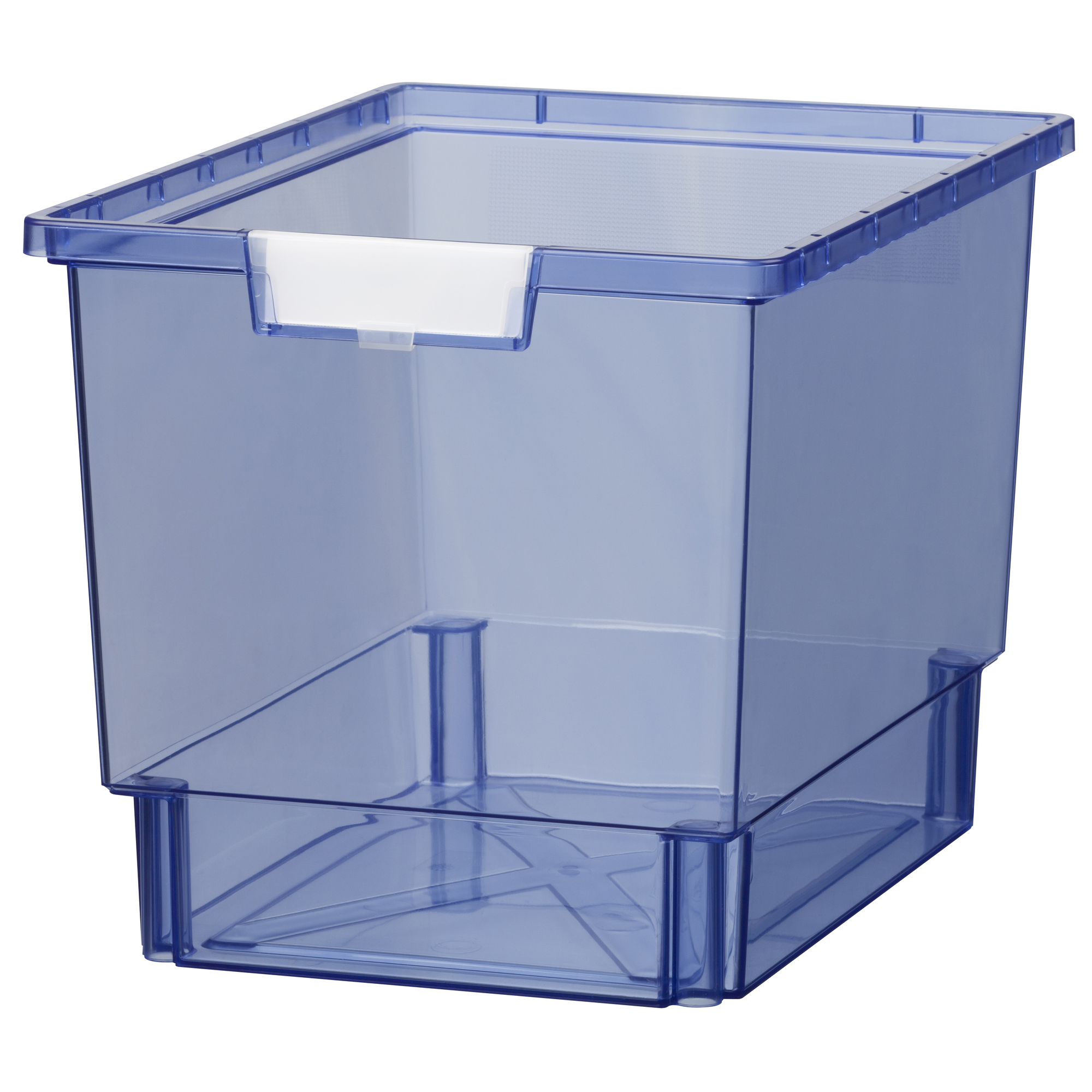 Certwood StorWerks, Slim Line 12Inch Tray in Tinted Blue - 1 Pack, Included (qty.) 1, Material Plastic, Height 12 in, Model CE1954TB1