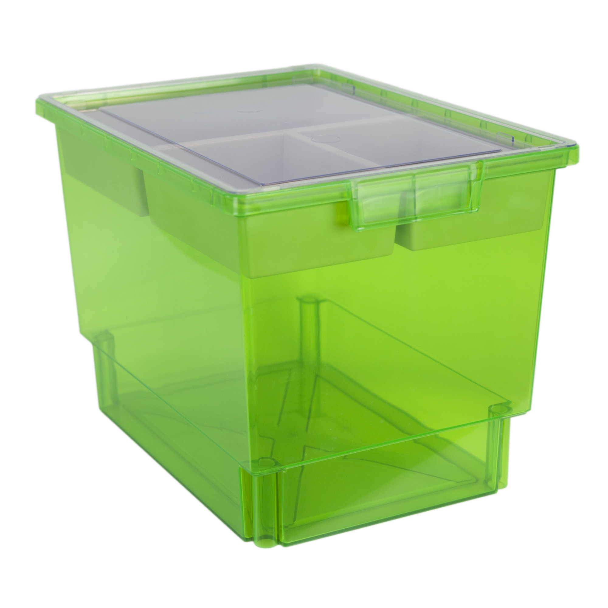 Certwood StorWerks, Slim Line 12Inch Tray Kit (3 x Divisions) Neon Green, Included (qty.) 1, Material Plastic, Height 9 in, Model CE1954FG-NK0004-1