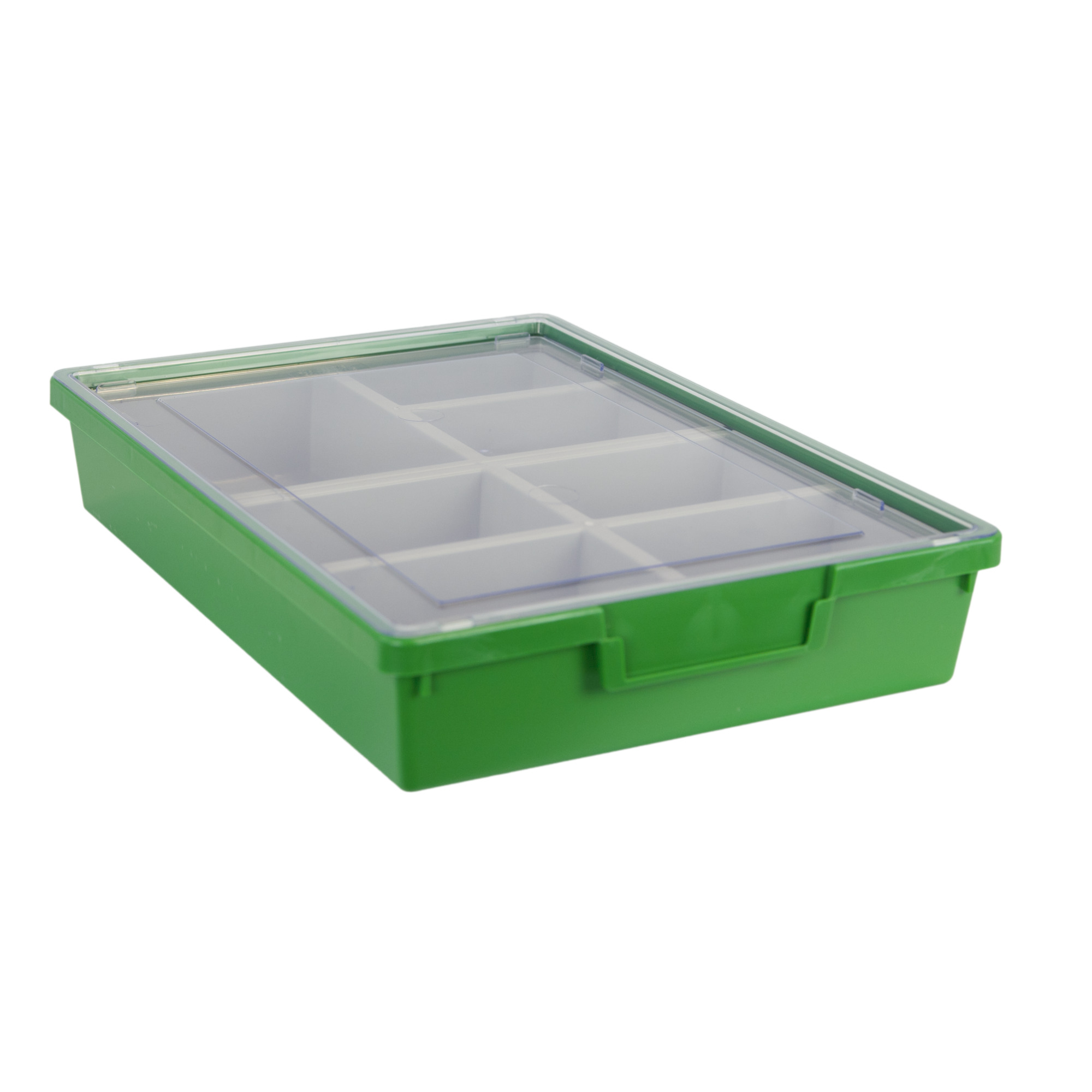 Certwood StorWerks, Slim Line 3Inch Tray Kit (7 x Dividers) Green-3PK, Included (qty.) 3, Material Plastic, Height 3 in, Model CE1950PG-NK0301-3