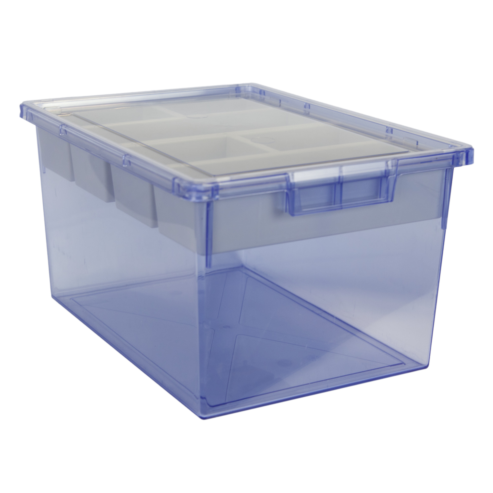 Certwood StorWerks, Slim Line 9Inch Tray Kit (3 x Divisions) Blue Tint, Included (qty.) 1, Material Plastic, Height 9 in, Model CE1953TB-NK0202-1