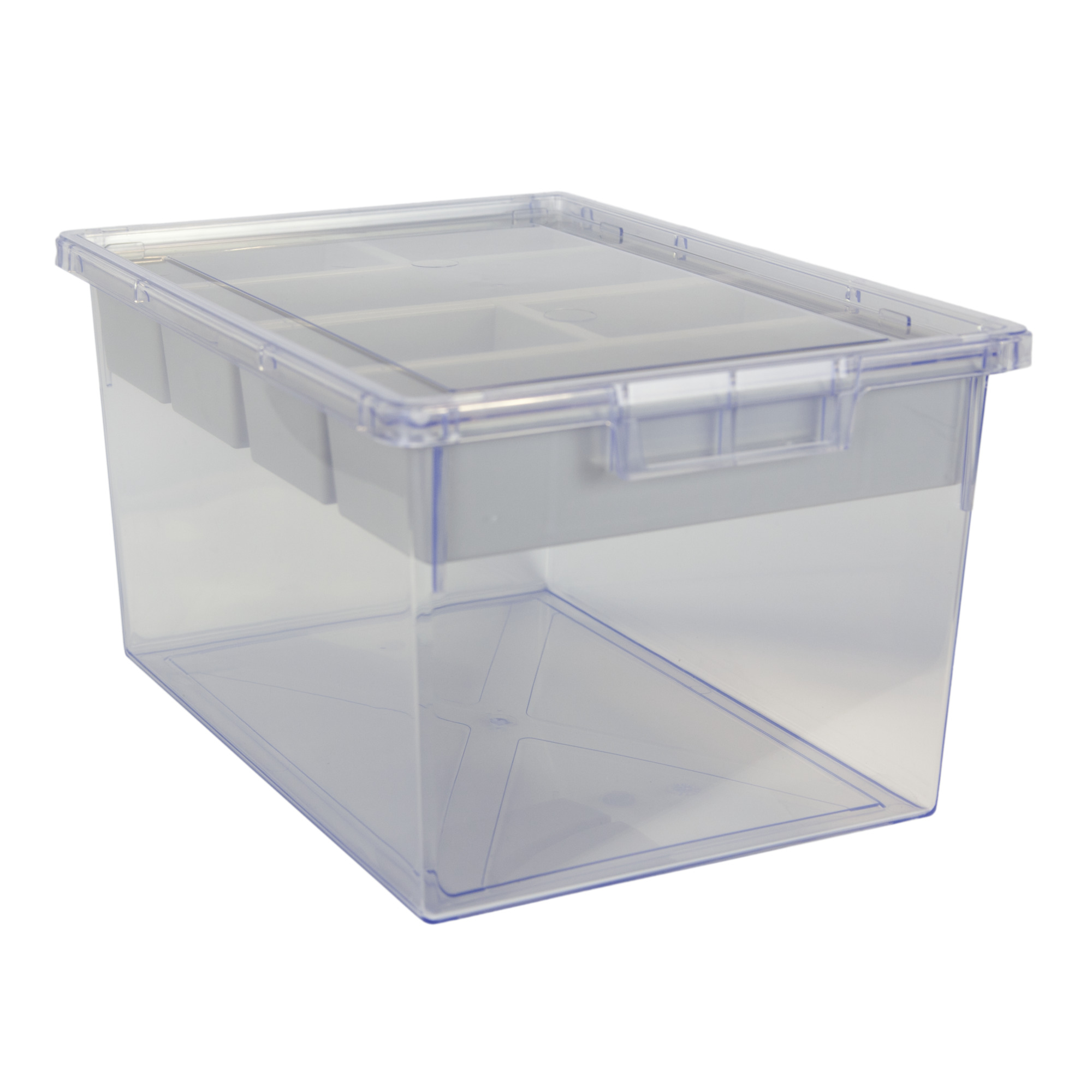 Certwood StorWerks, Slim Line 9Inch Tray Kit (3 x Divisions) Clear, Included (qty.) 1, Material Plastic, Height 6 in, Model CE1953CL-NK0202-1