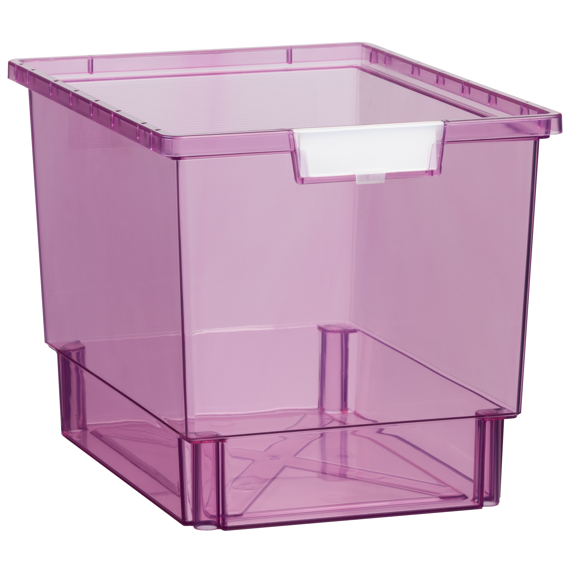 Certwood StorWerks, Slim Line 12Inch Tray/Bin in Tinted Purple - 3 Pack, Included (qty.) 3, Material Plastic, Height 12 in, Model CE1954TP3