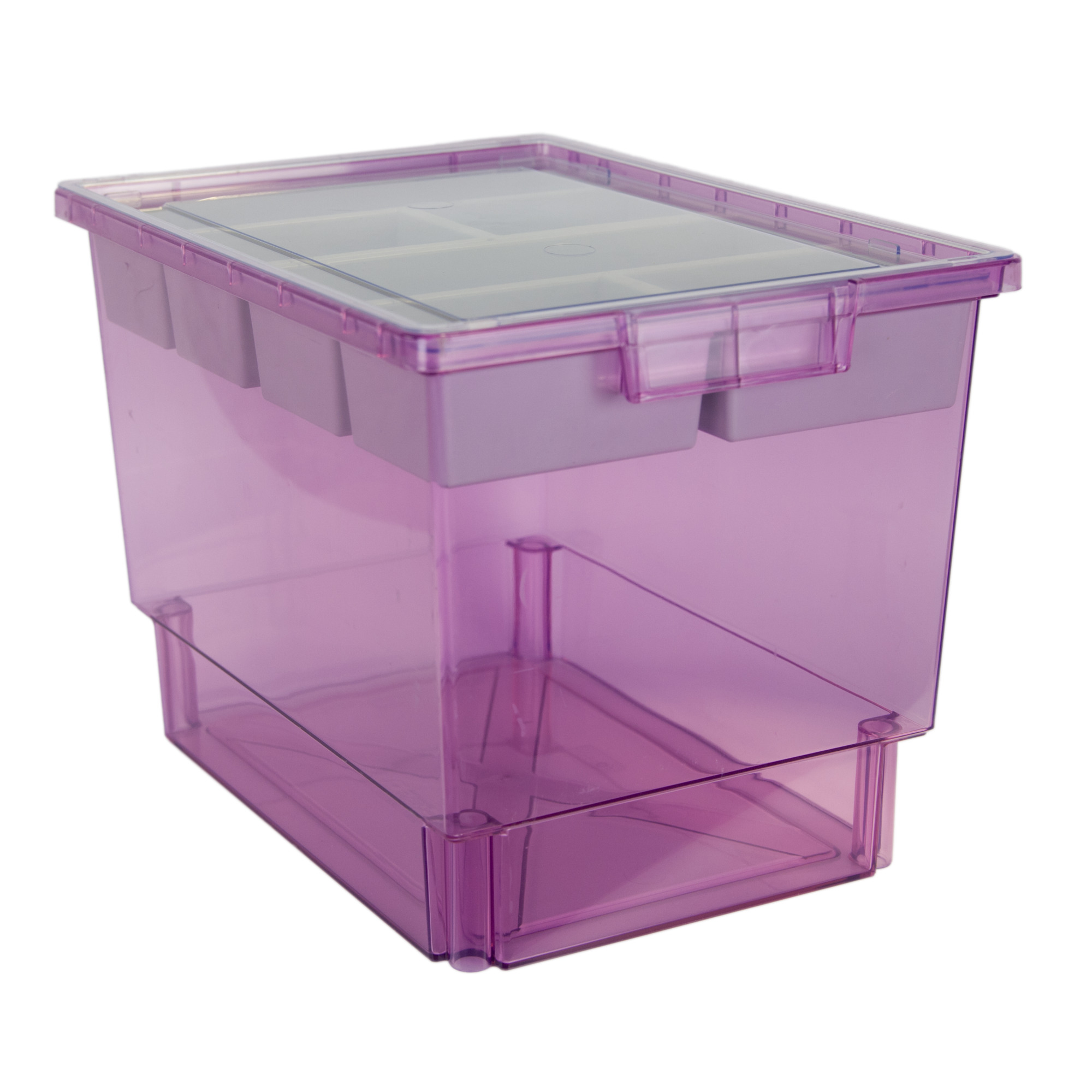 Certwood StorWerks, SlimLine 12Inch Tray Kit (3 x Divisions) Purple Tint, Included (qty.) 1, Material Plastic, Height 12 in, Model CE1954TP-NK0202-1