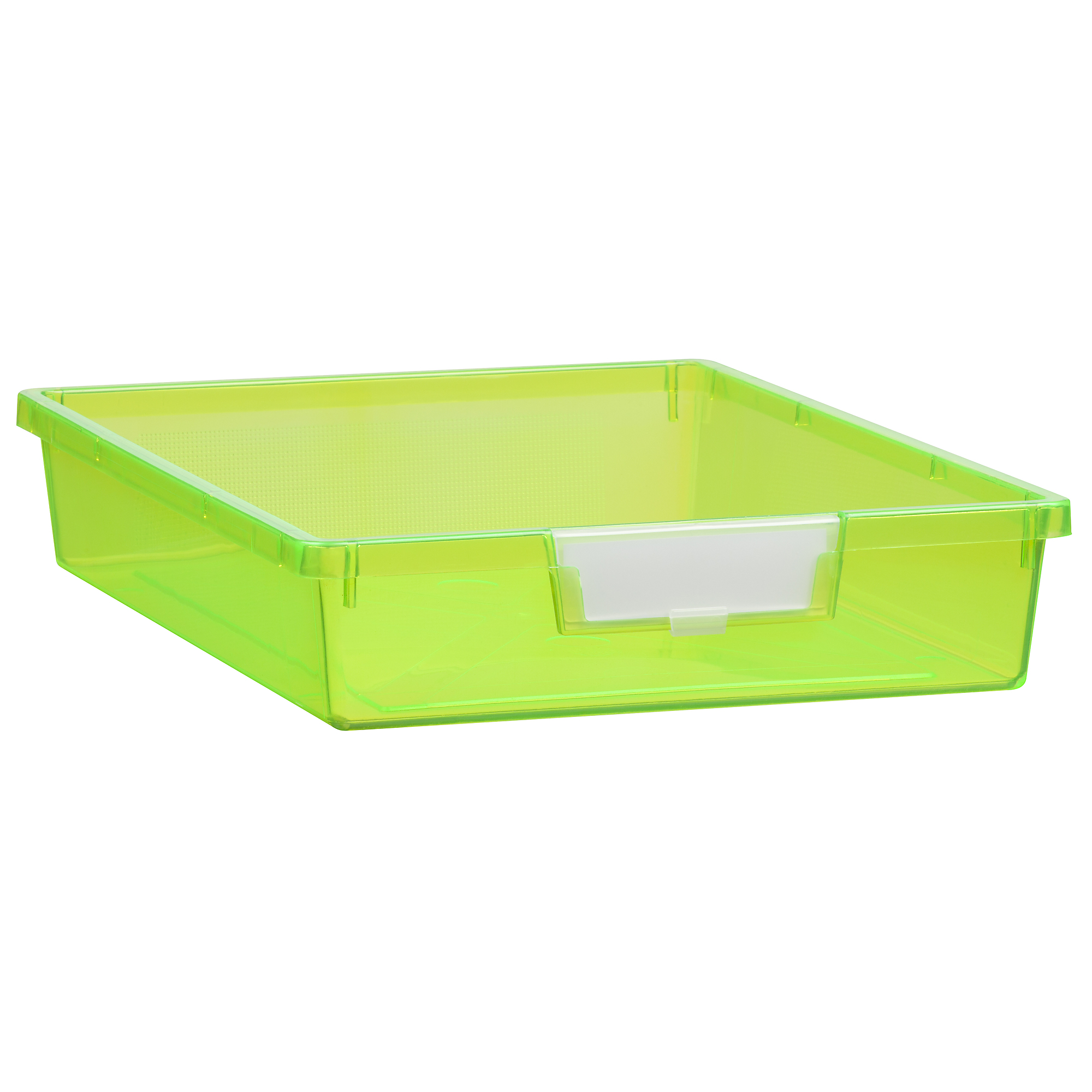 Certwood StorWerks, Slim Line 3Inch Tray in Neon Green - 3 Pack, Included (qty.) 3, Material Plastic, Height 12 in, Model CE1950FG3