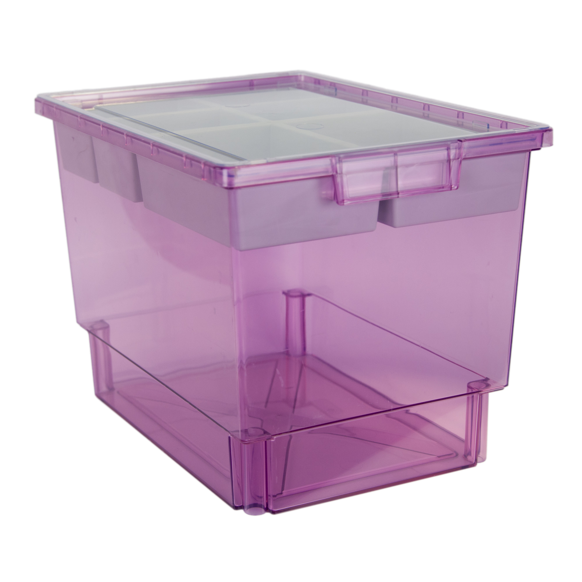 Certwood StorWerks, SlimLine 12InchTray Kit(6 x Dividers)Purple Tint-3PK, Included (qty.) 3, Material Plastic, Height 12 in, Model CE1954TP-NK0300-3