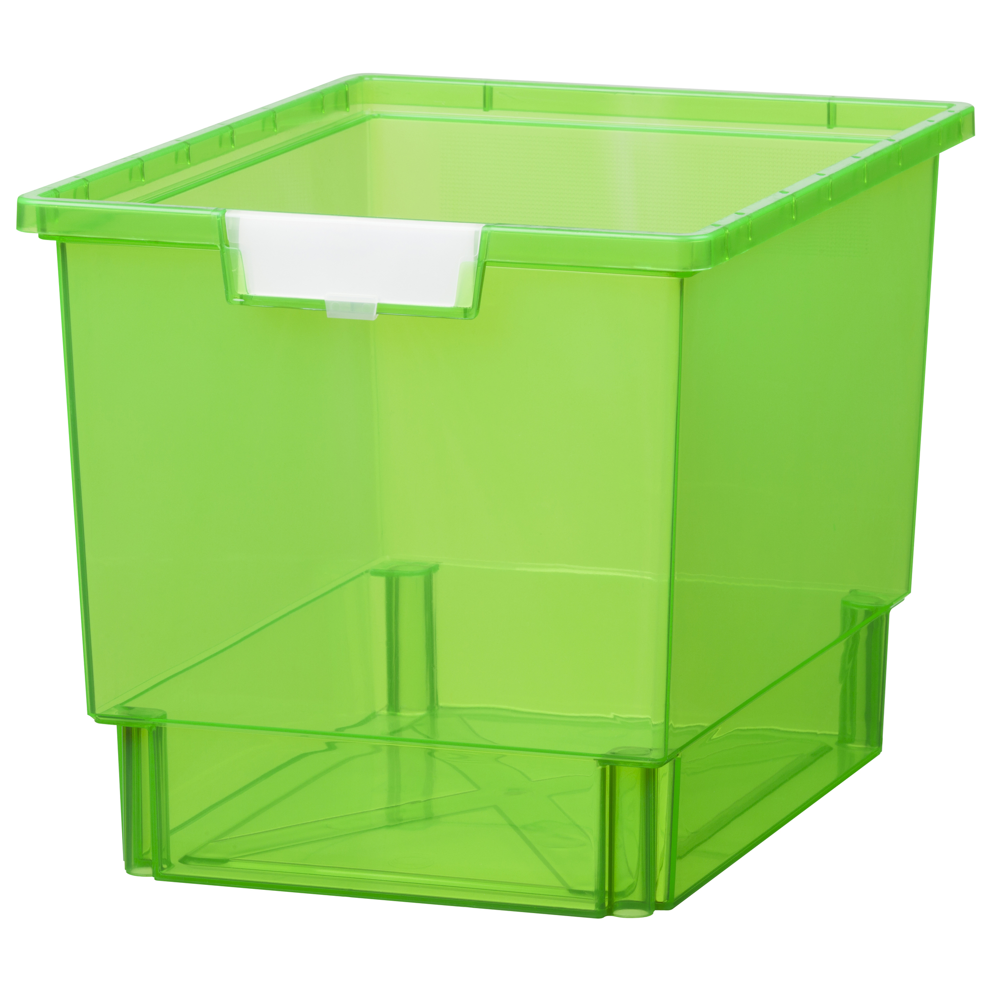 Certwood StorWerks, Slim Line 12Inch Tray in Neon Green - 1 Pack, Included (qty.) 1, Material Plastic, Height 9 in, Model CE1954FG1